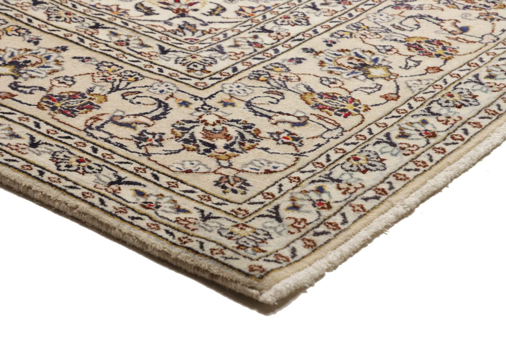 Kashan Perserteppich 198 × 312 cm aus Wolle, handgeknüpft