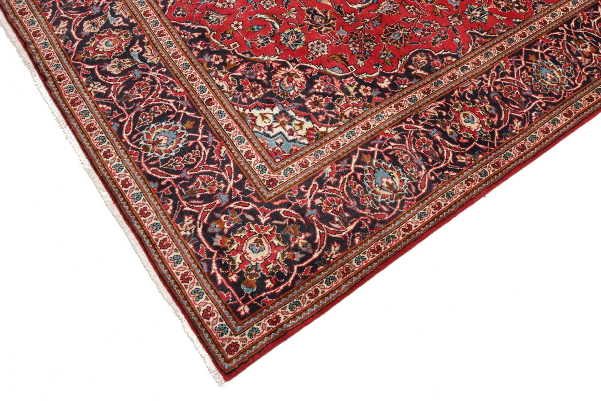 Handgeknüpfter Kashan Perserteppich, 198 × 311 cm, Wolle