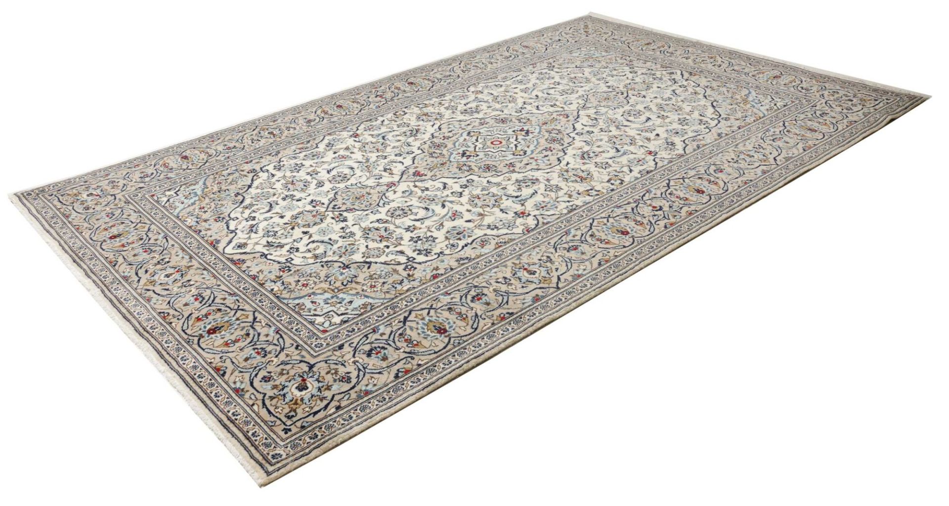 Handgeknüpfter Kashan Perserteppich 203 × 321 cm