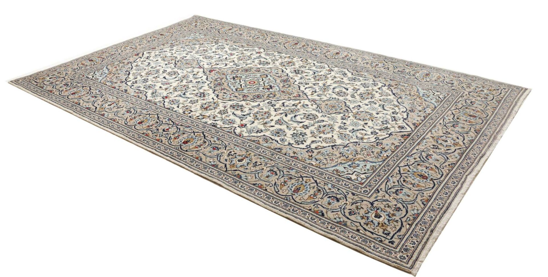 Handgeknüpfter Kashan Perserteppich 203 × 321 cm