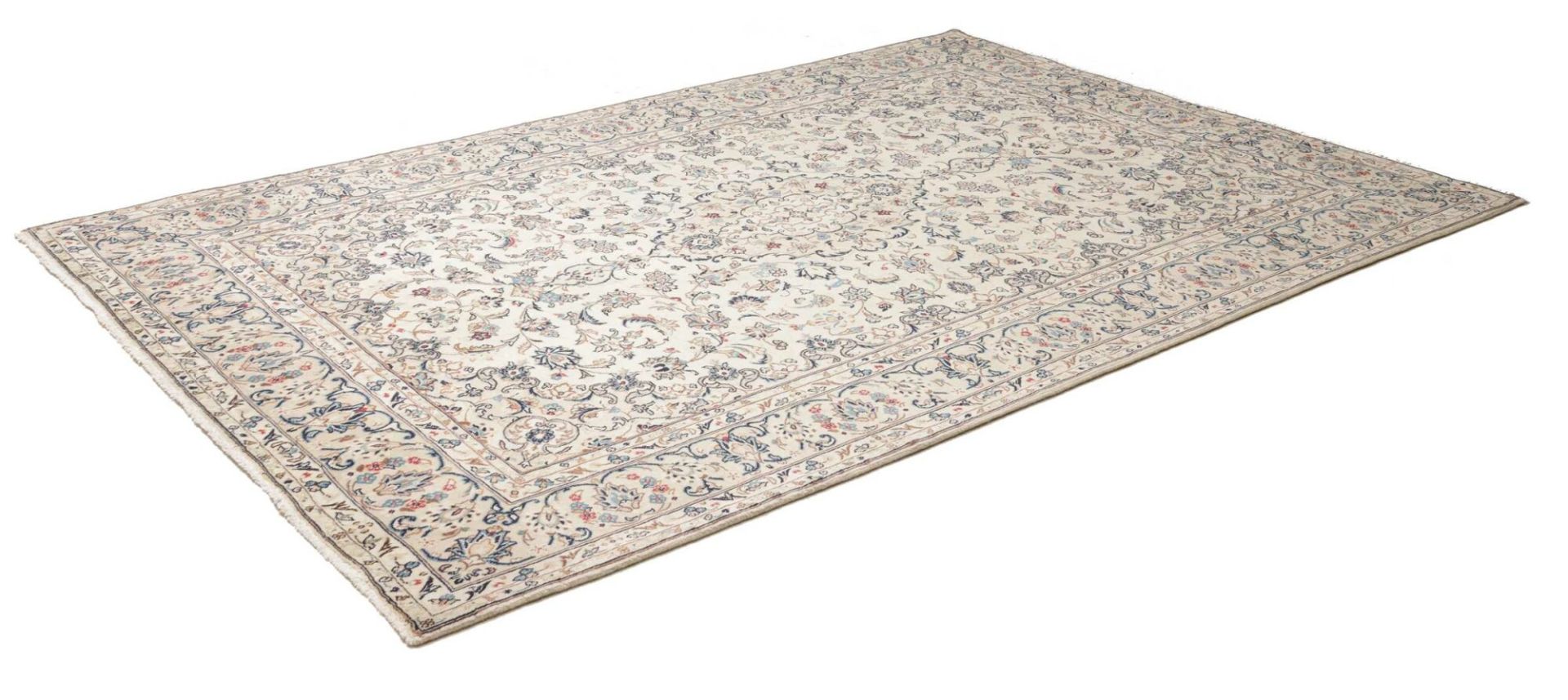 Kashan Perserteppich 204 × 292 cm aus Wolle, handgeknüpft