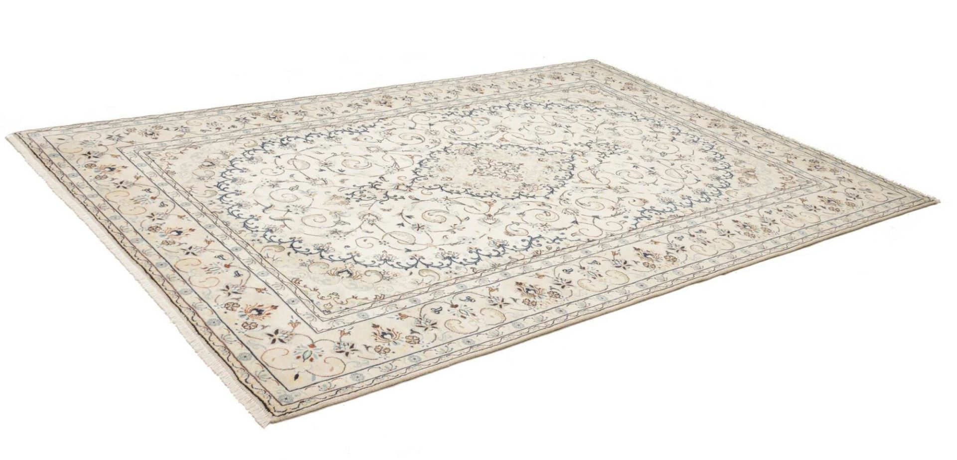 Handgeknüpfter Kashan Perserteppich 199 × 294 cm