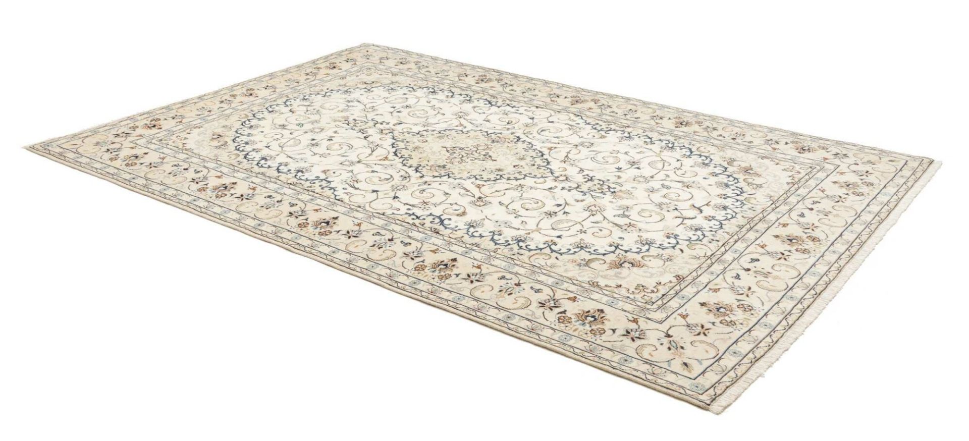 Handgeknüpfter Kashan Perserteppich 199 × 294 cm