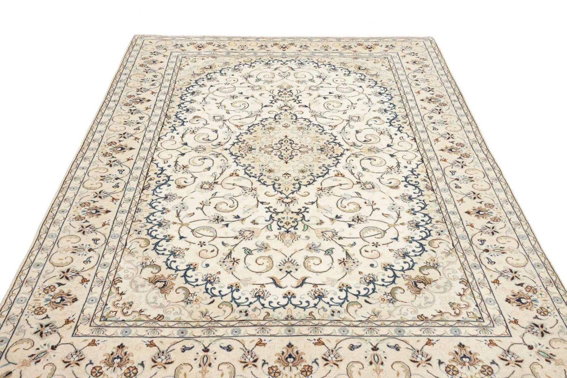 Handgeknüpfter Kashan Perserteppich 199 × 294 cm