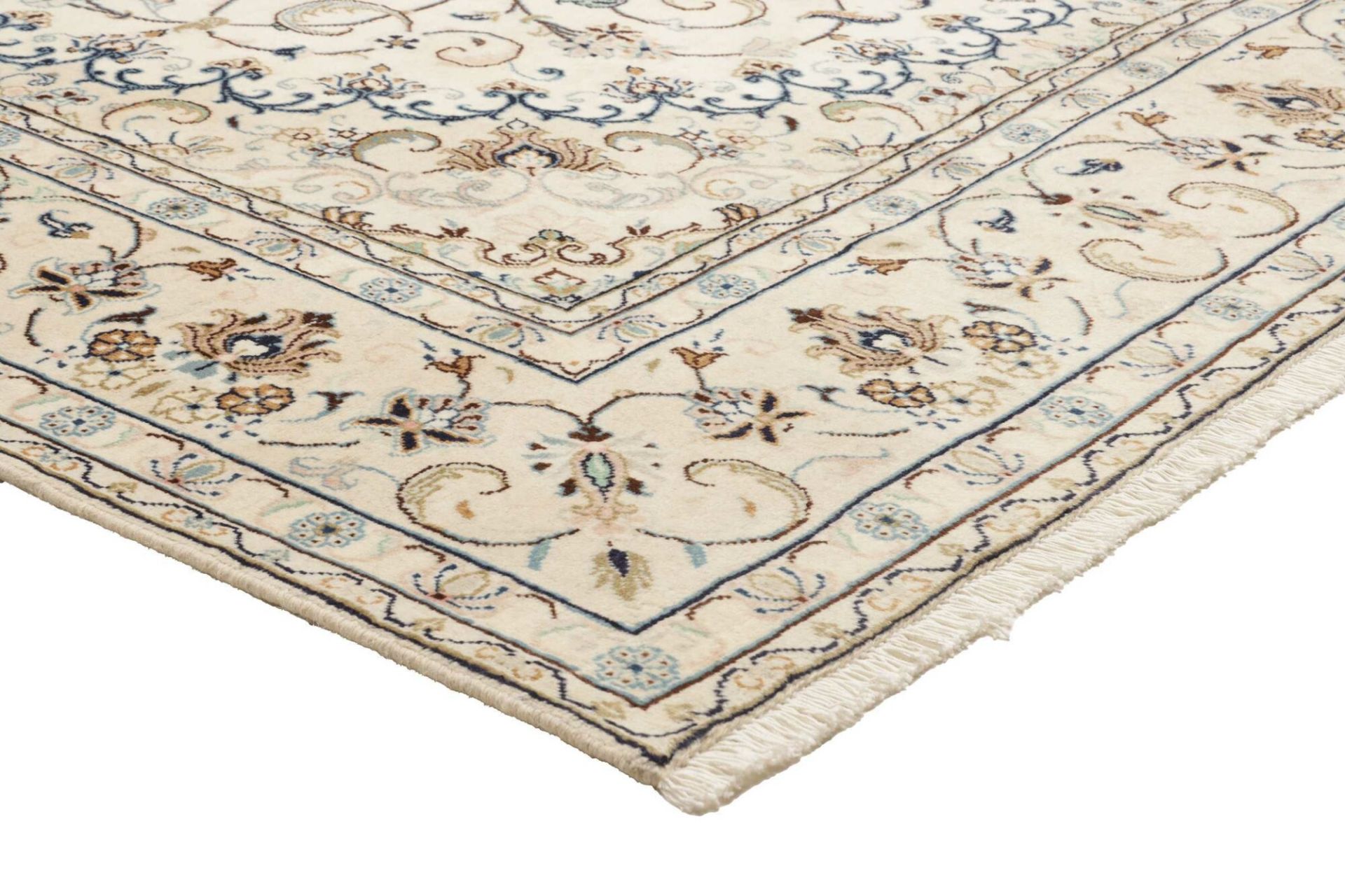 Handgeknüpfter Kashan Perserteppich 199 × 294 cm