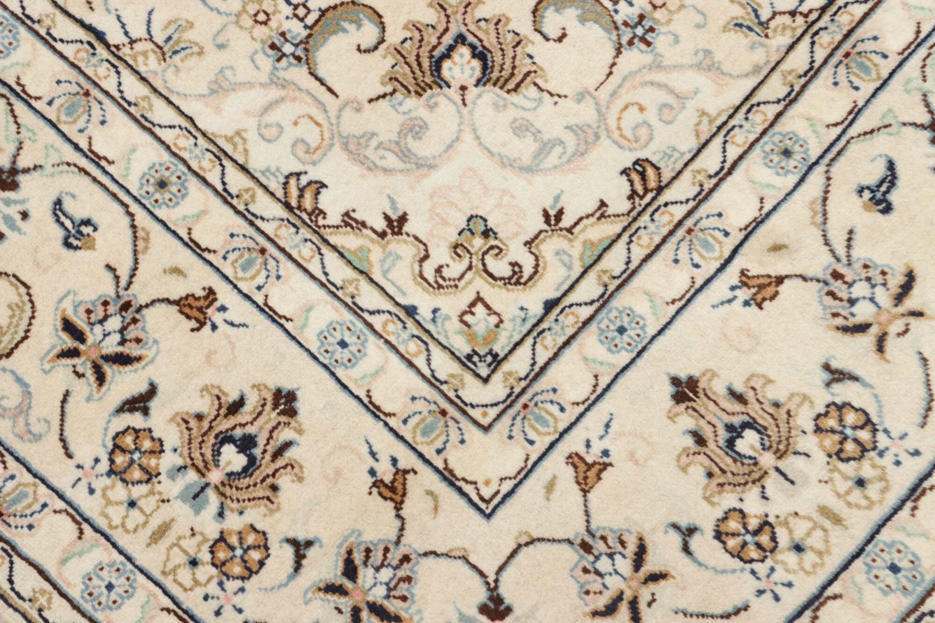 Handgeknüpfter Kashan Perserteppich 199 × 294 cm