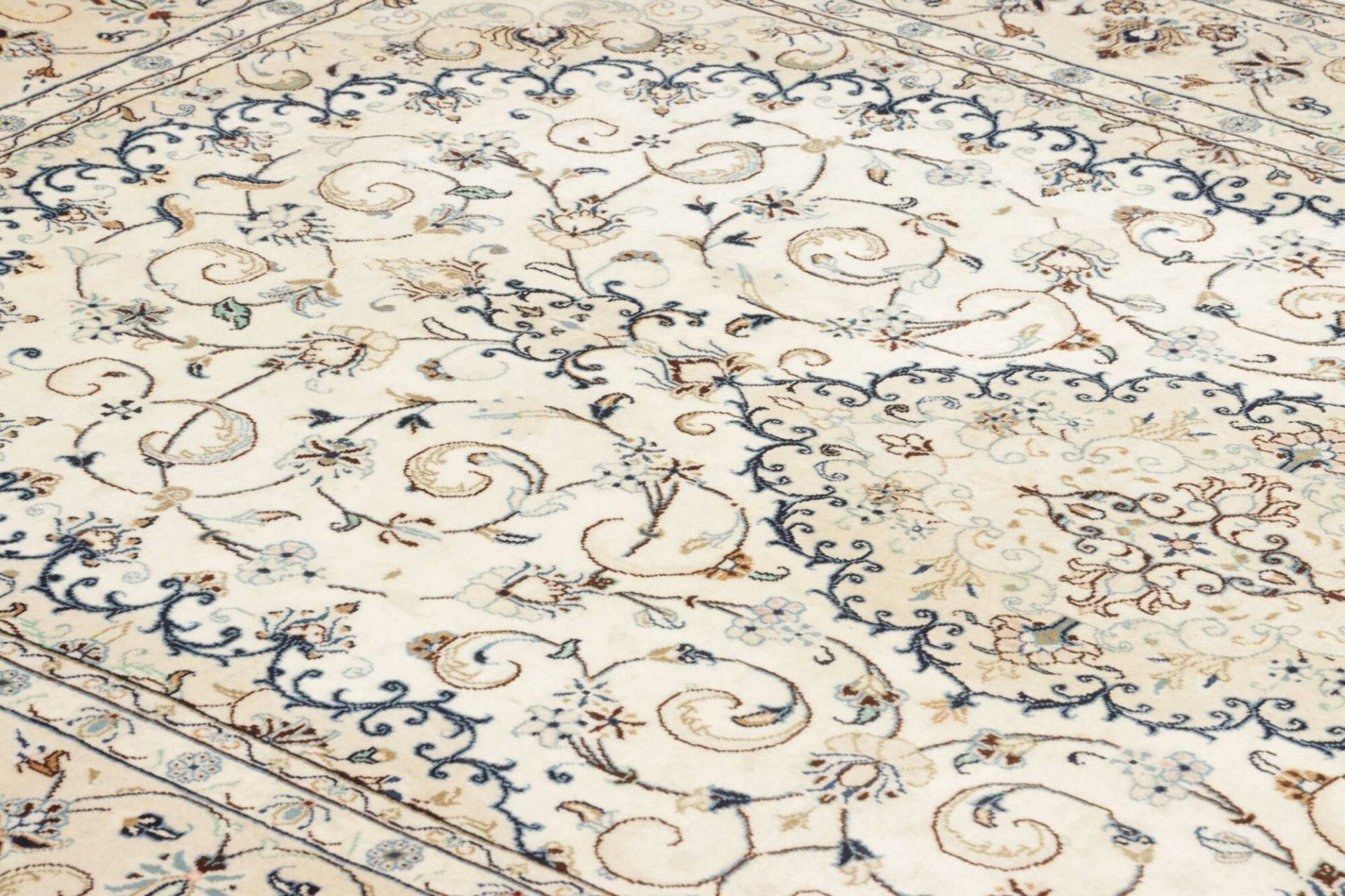 Handgeknüpfter Kashan Perserteppich 199 × 294 cm