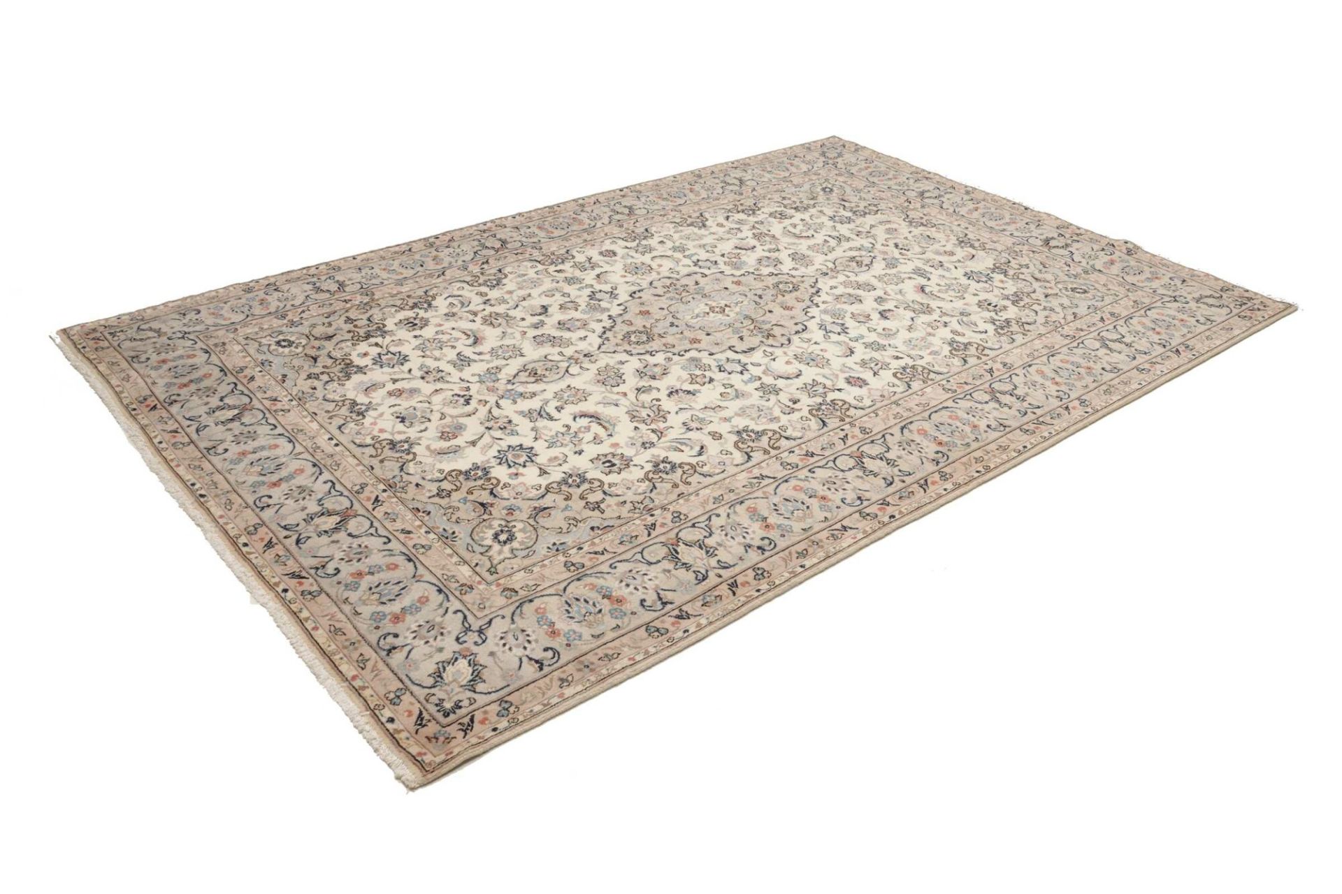 Handgeknüpfter Kashan Perserteppich 194 × 297 cm