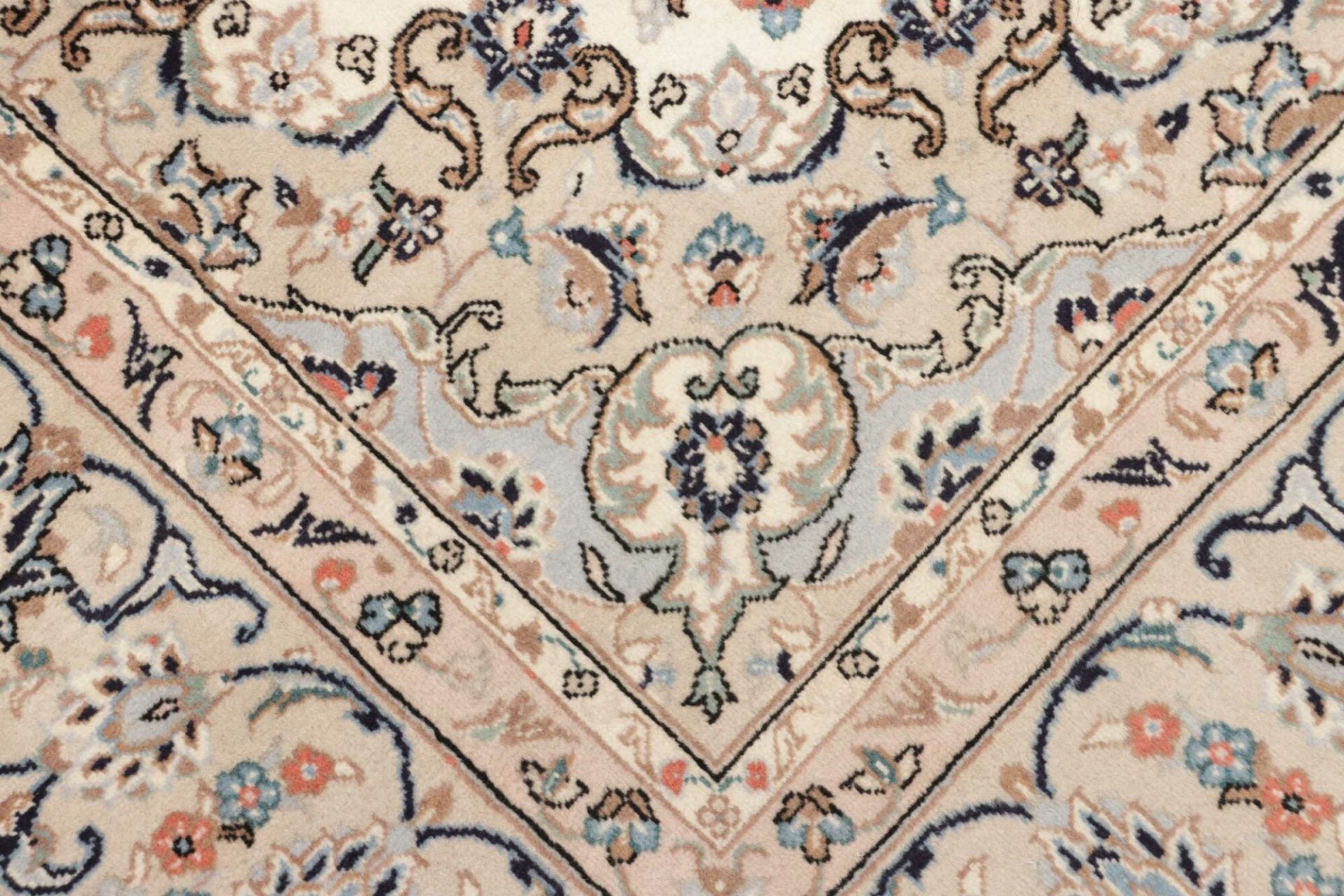 Handgeknüpfter Kashan Perserteppich 194 × 297 cm