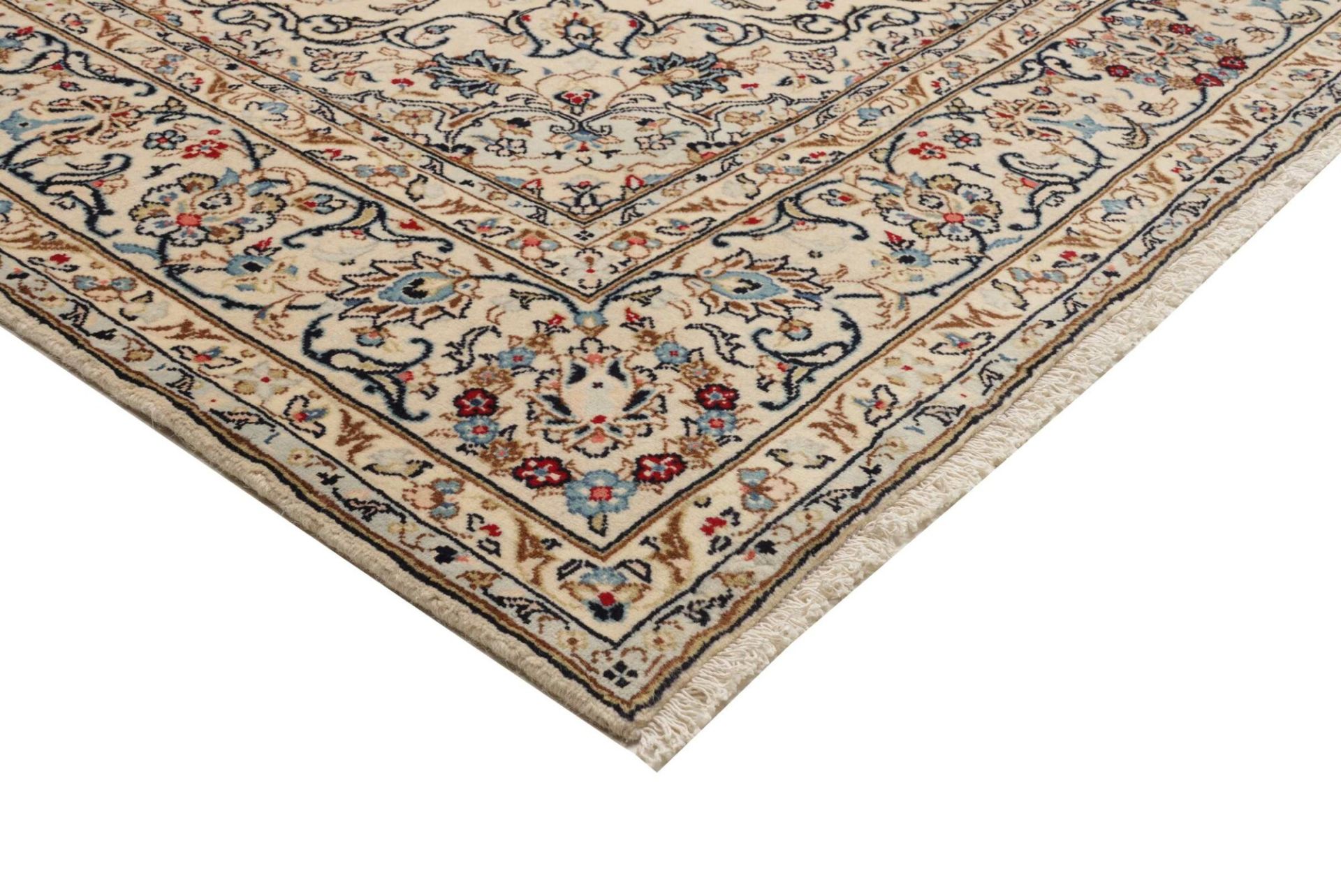 Handgeknüpfter Kashan Perserteppich 201 × 302 cm