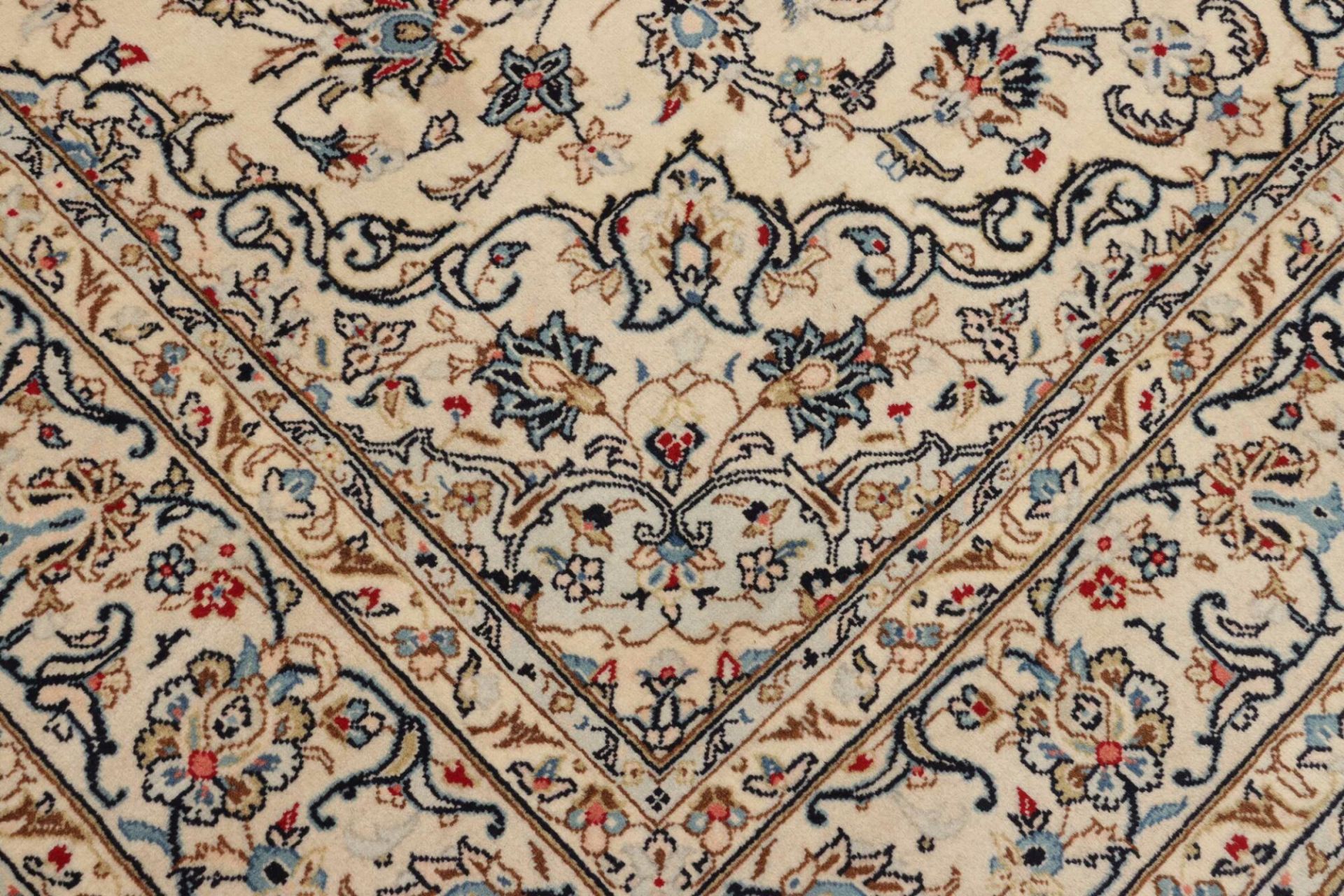 Handgeknüpfter Kashan Perserteppich 201 × 302 cm