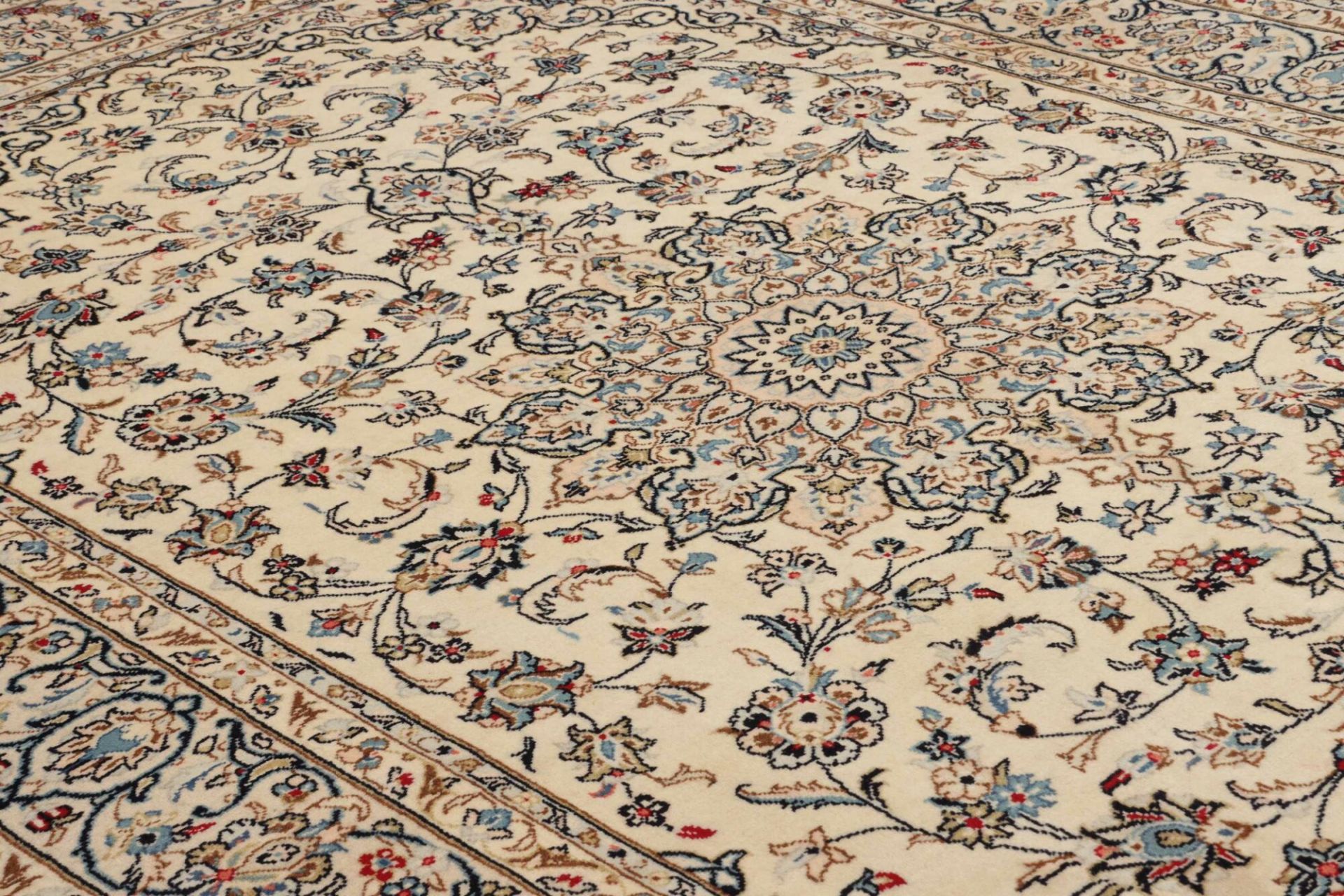 Handgeknüpfter Kashan Perserteppich 201 × 302 cm