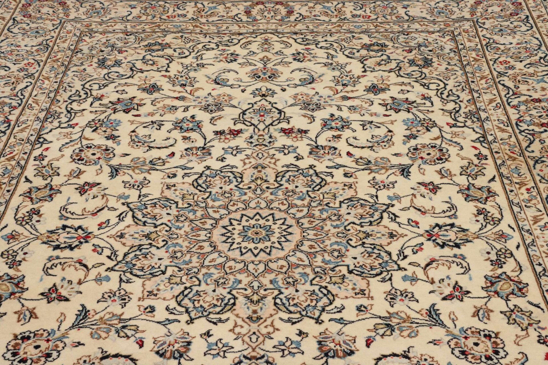 Handgeknüpfter Kashan Perserteppich 201 × 302 cm