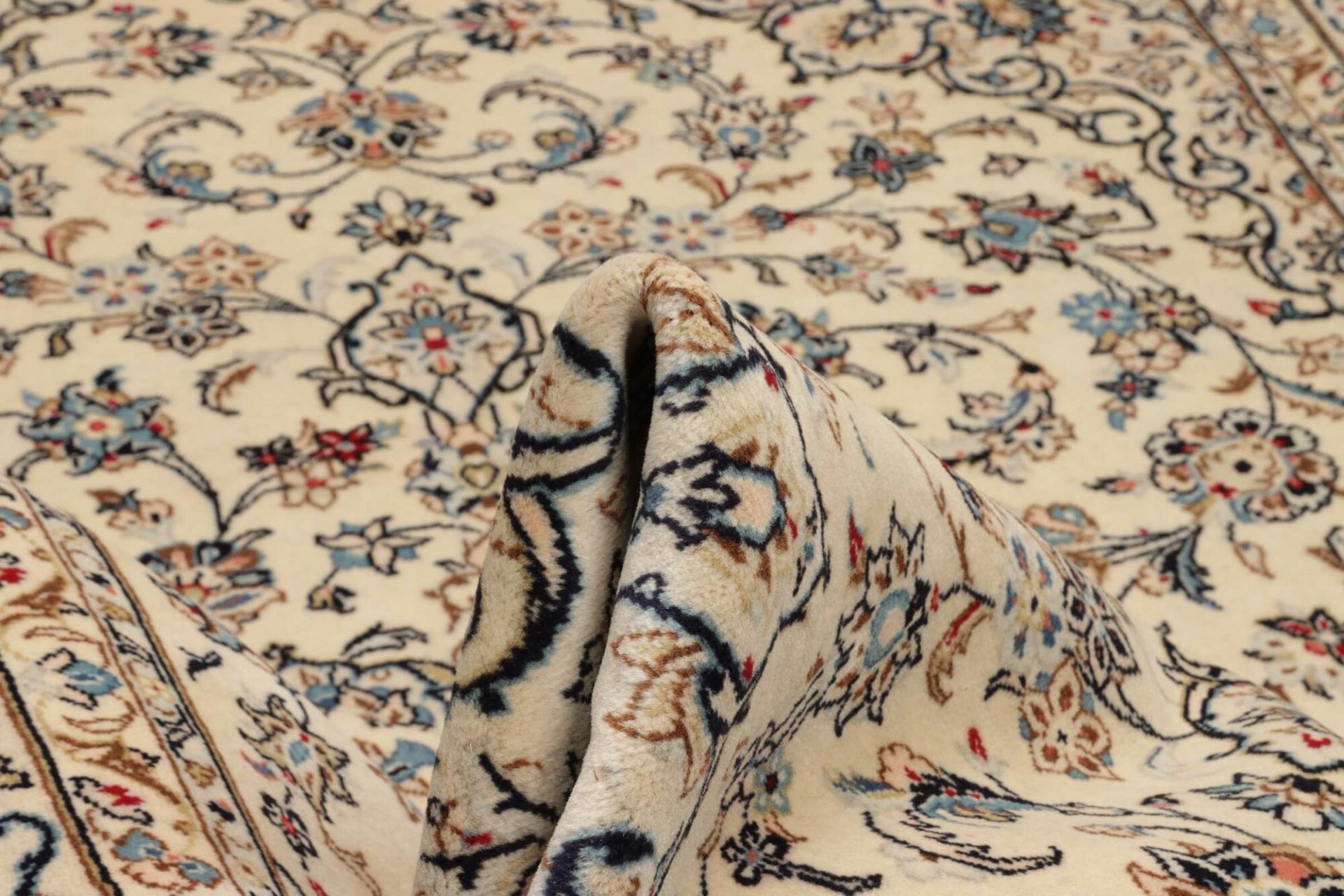 Handgeknüpfter Kashan Perserteppich 201 × 302 cm