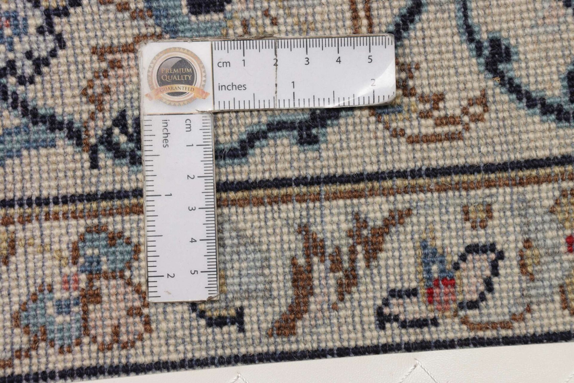 Handgeknüpfter Kashan Perserteppich 201 × 302 cm