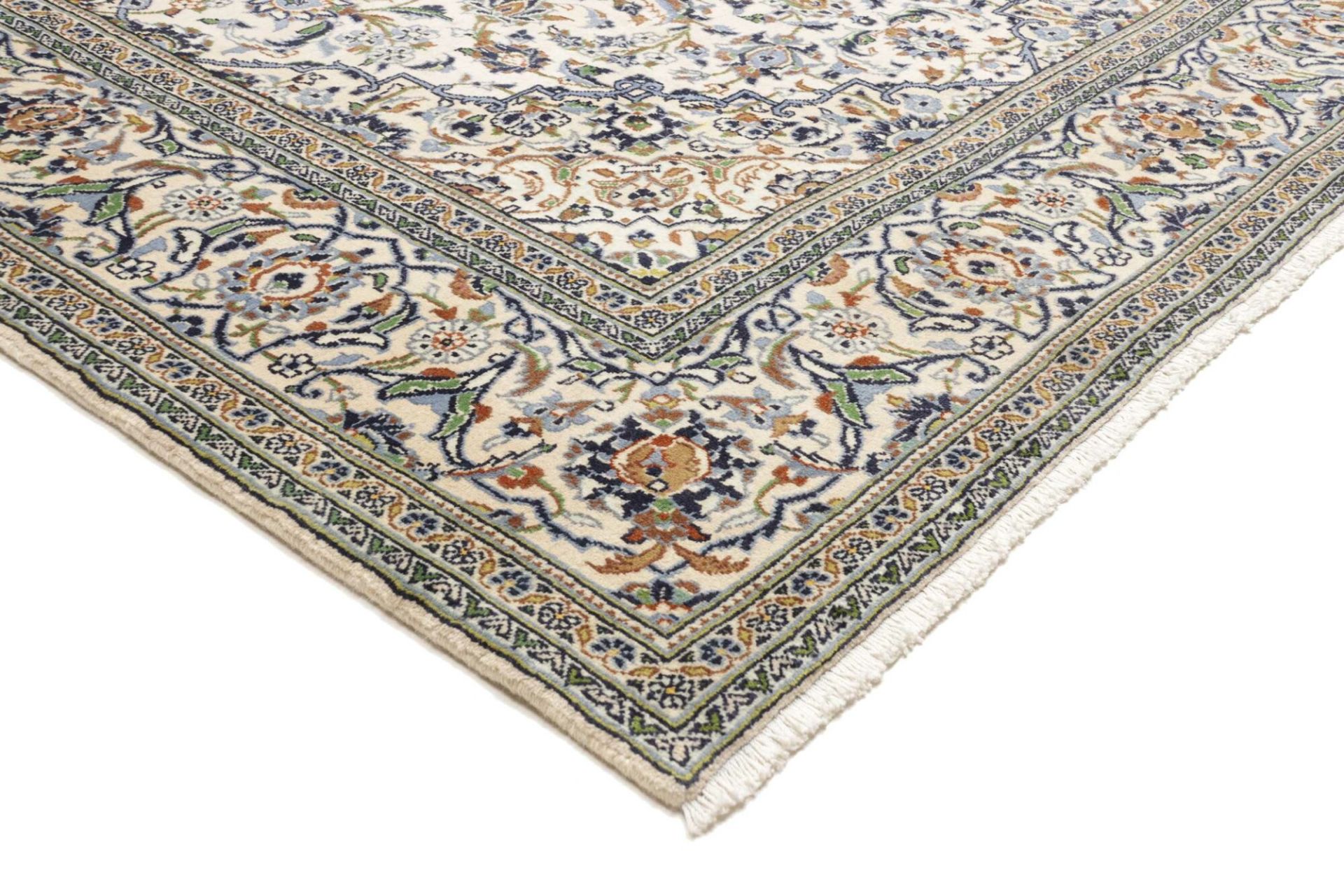 Kashan Perserteppich 201 × 297 cm aus Wolle, handgeknüpft