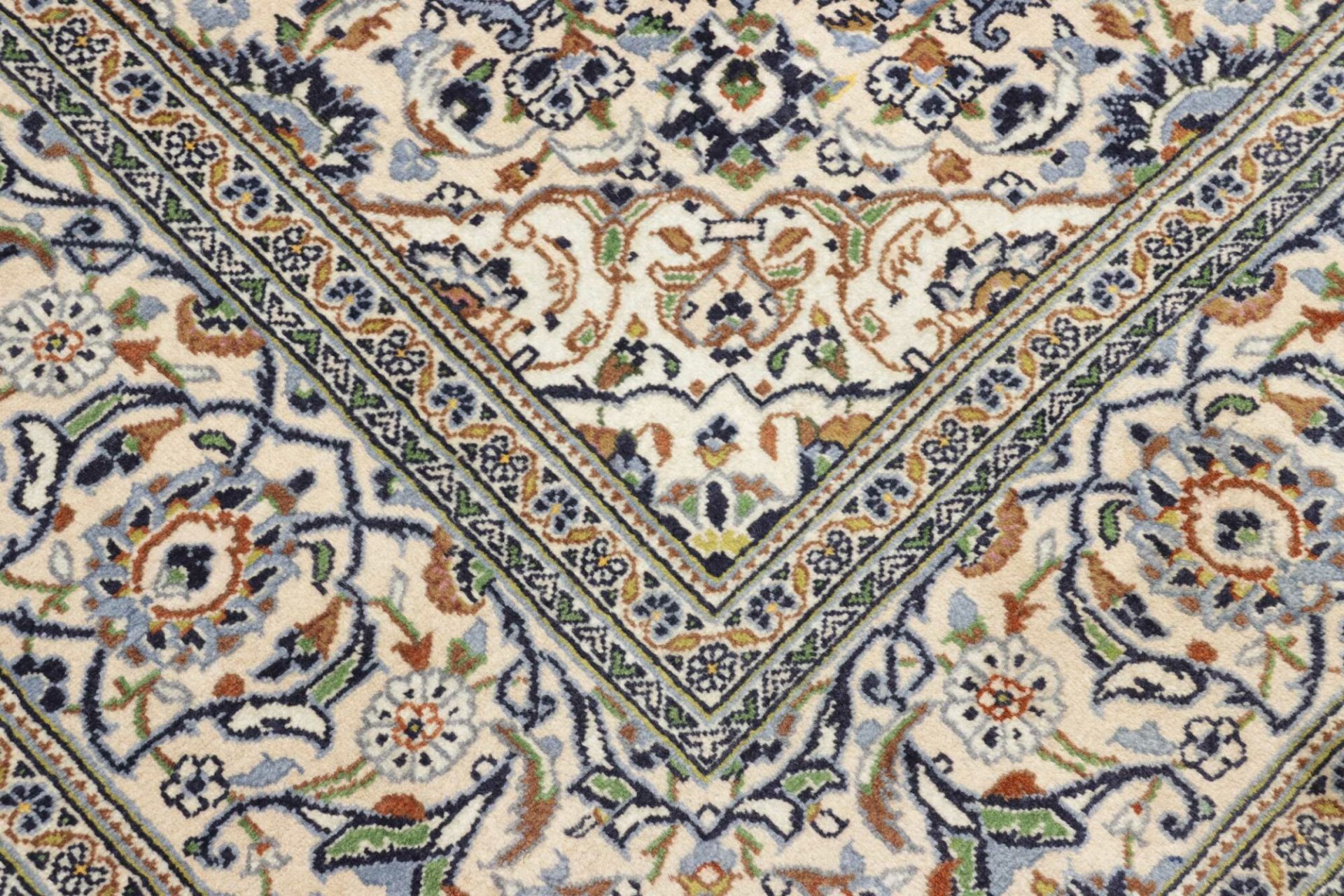 Kashan Perserteppich 201 × 297 cm aus Wolle, handgeknüpft