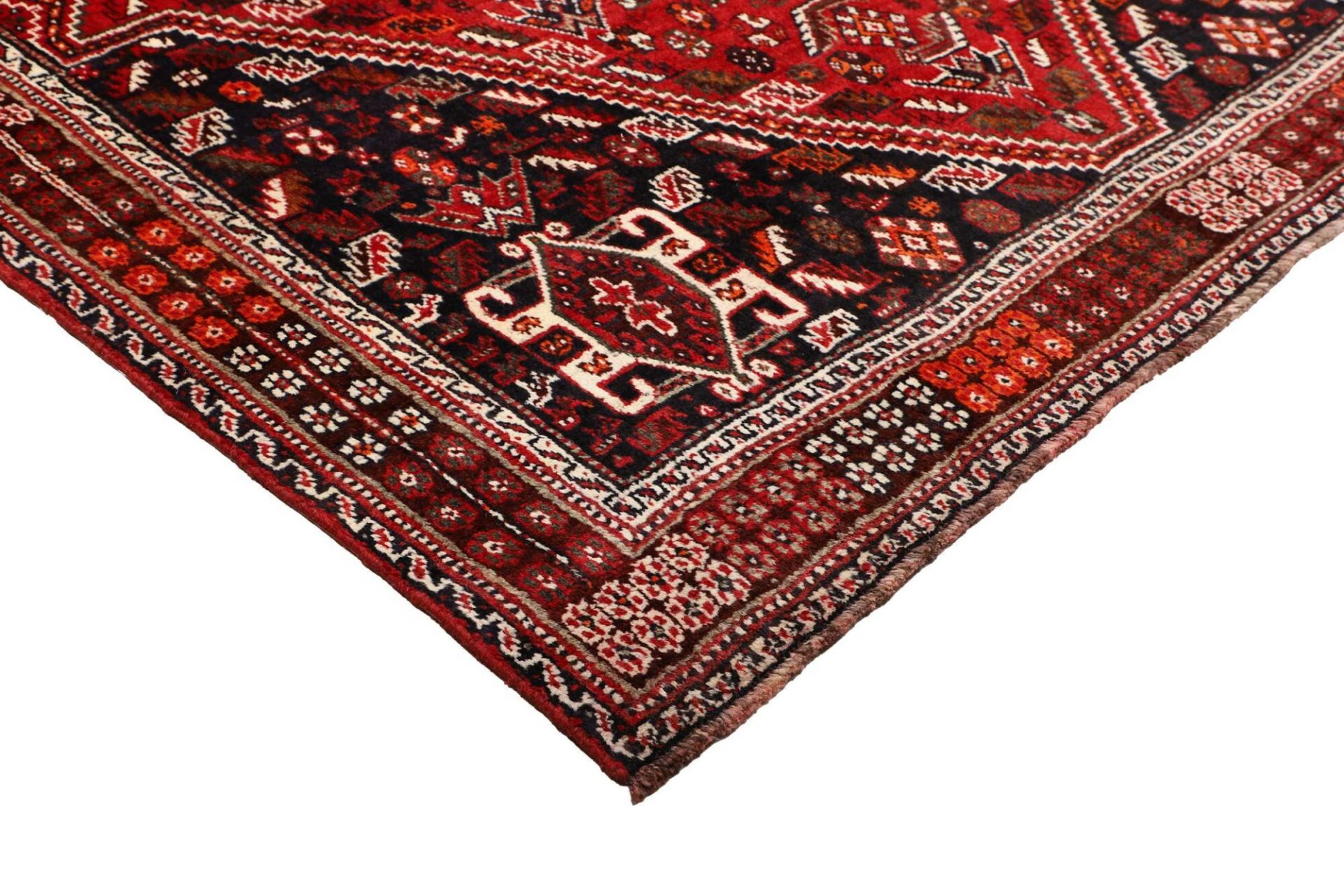 Shiraz Perserteppich 179 × 279 cm aus Wolle, handgeknüpft