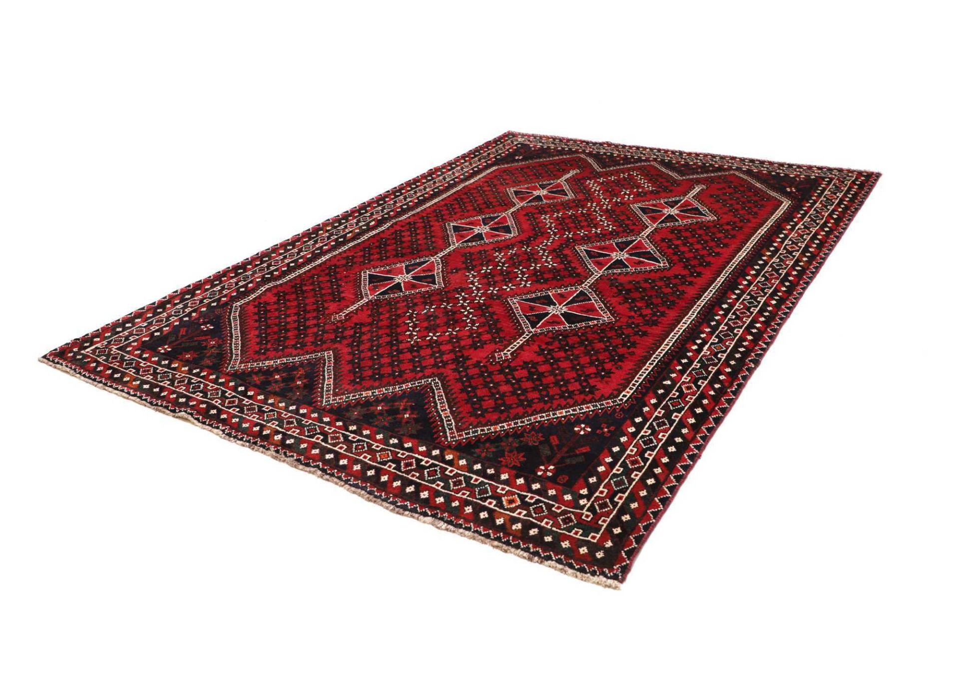 Shiraz Perserteppich aus Iran, 211 × 294 cm