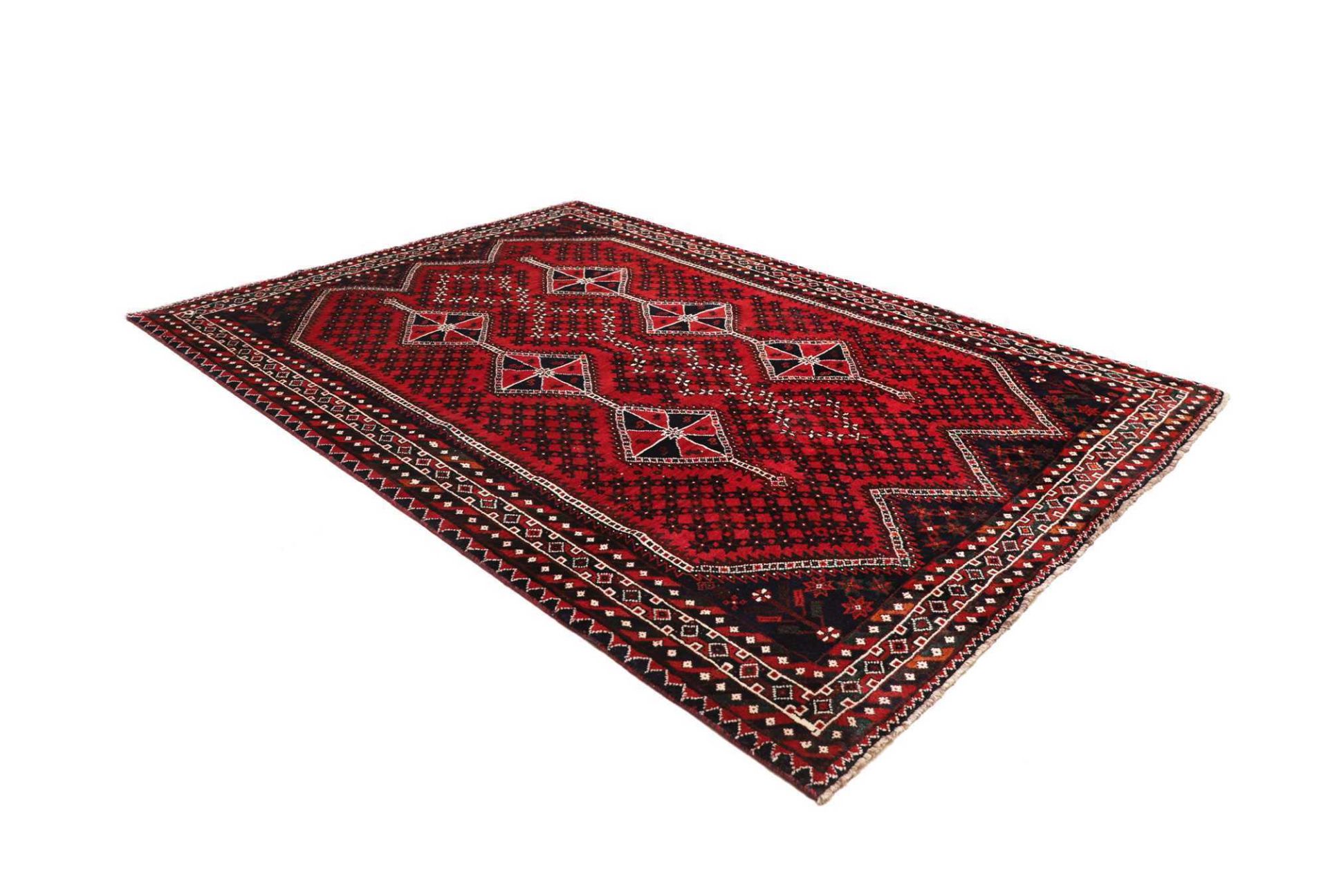 Shiraz Perserteppich aus Iran, 211 × 294 cm