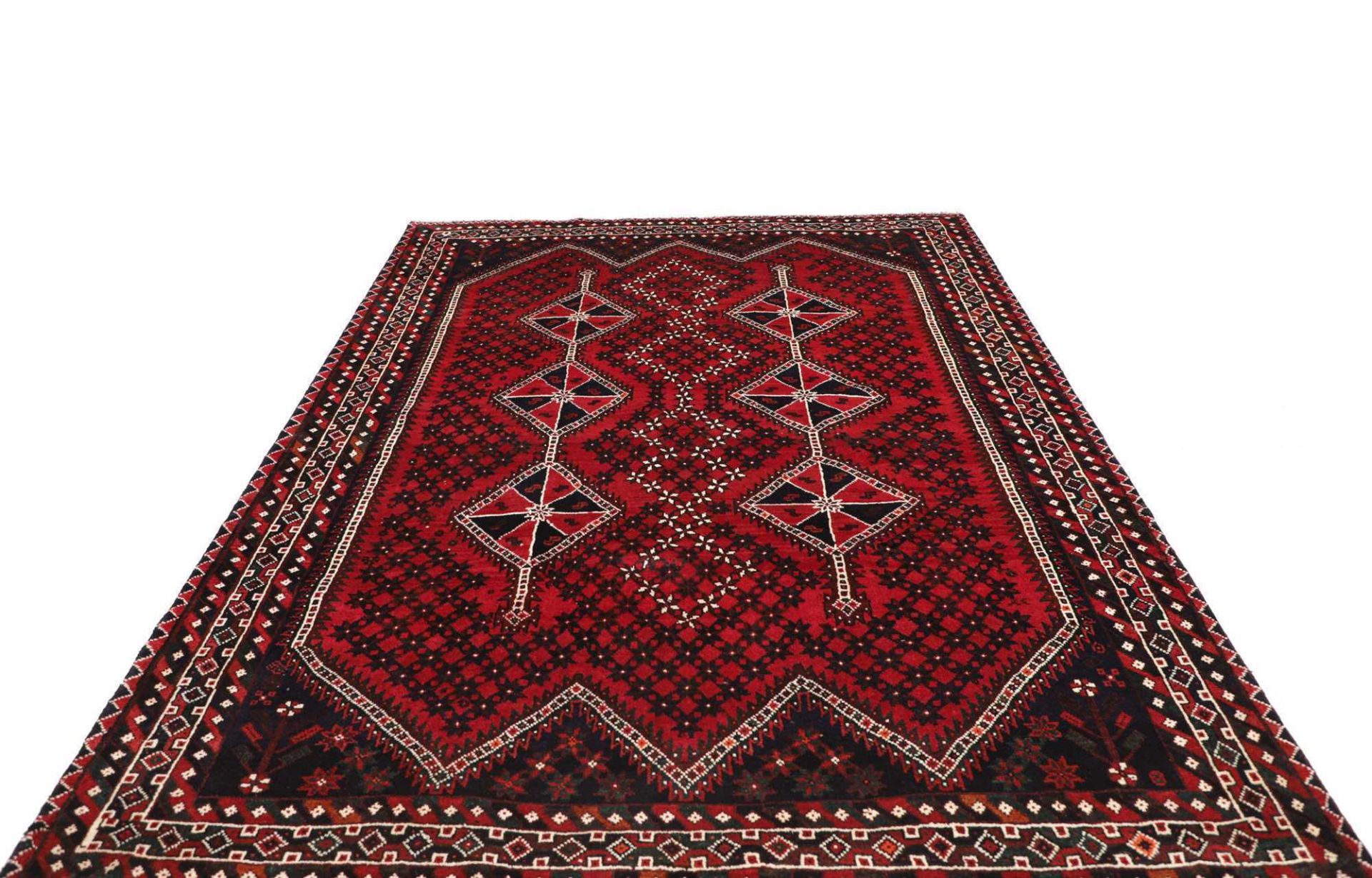 Shiraz Perserteppich aus Iran, 211 × 294 cm