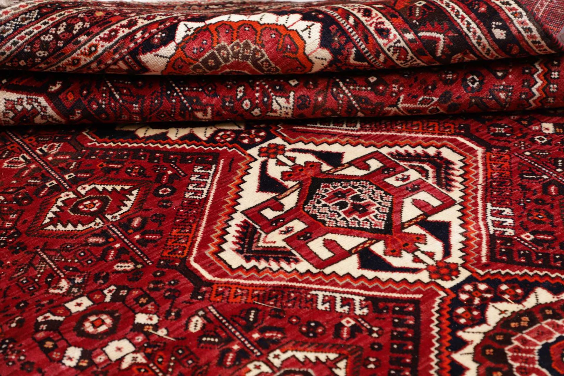 Handgeknüpfter Shiraz Perserteppich 221 × 314 cm