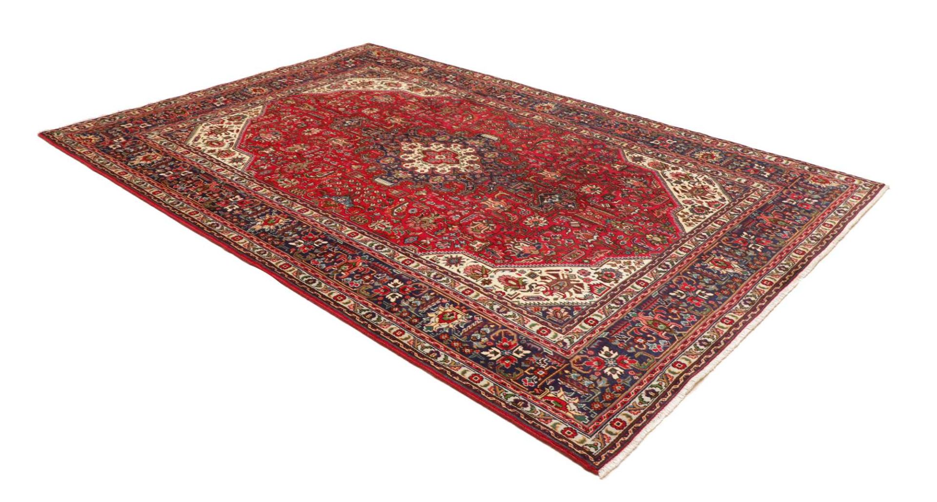 Handgeknüpfter Täbriz Perserteppich 201 × 289 cm