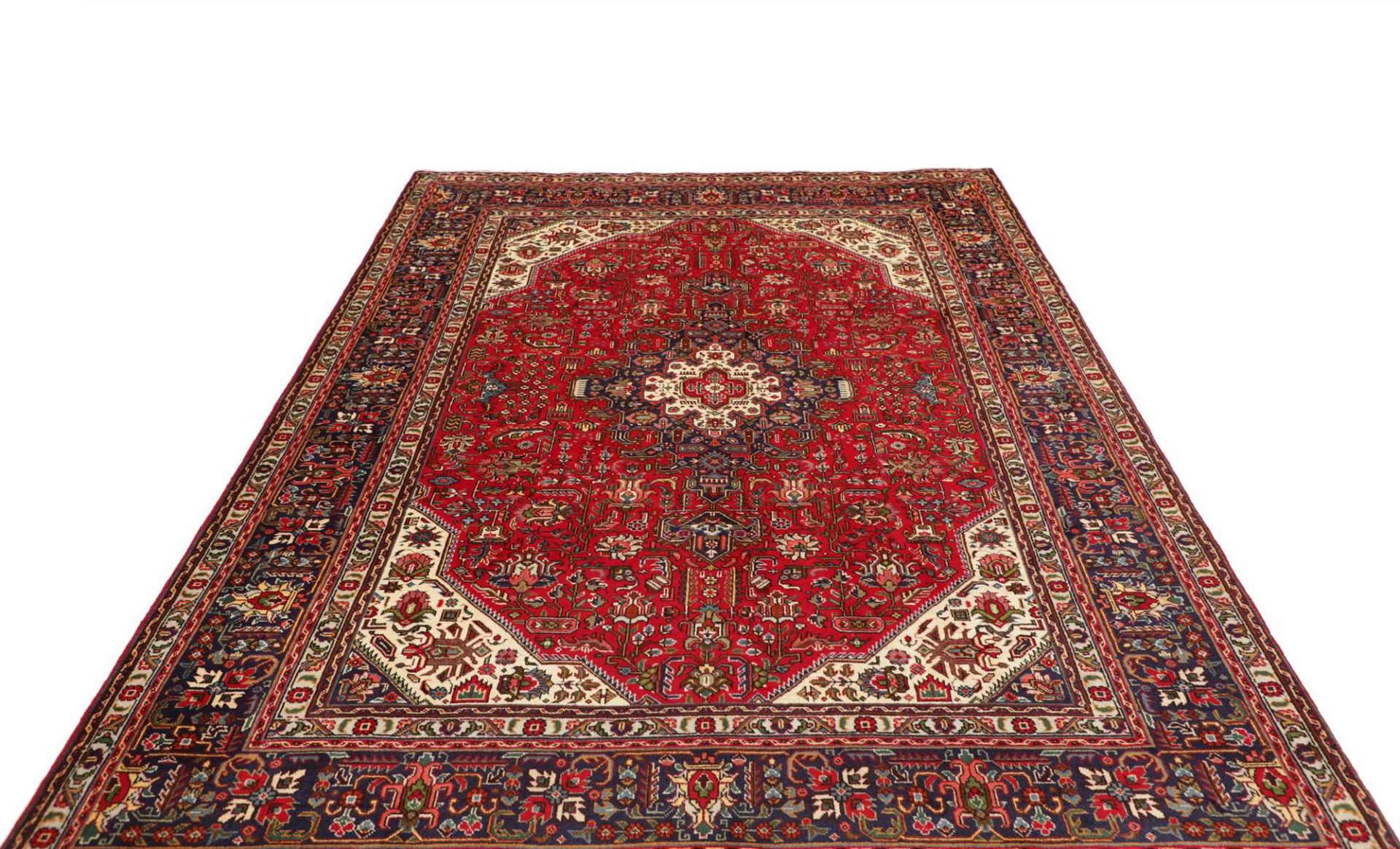 Handgeknüpfter Täbriz Perserteppich 201 × 289 cm