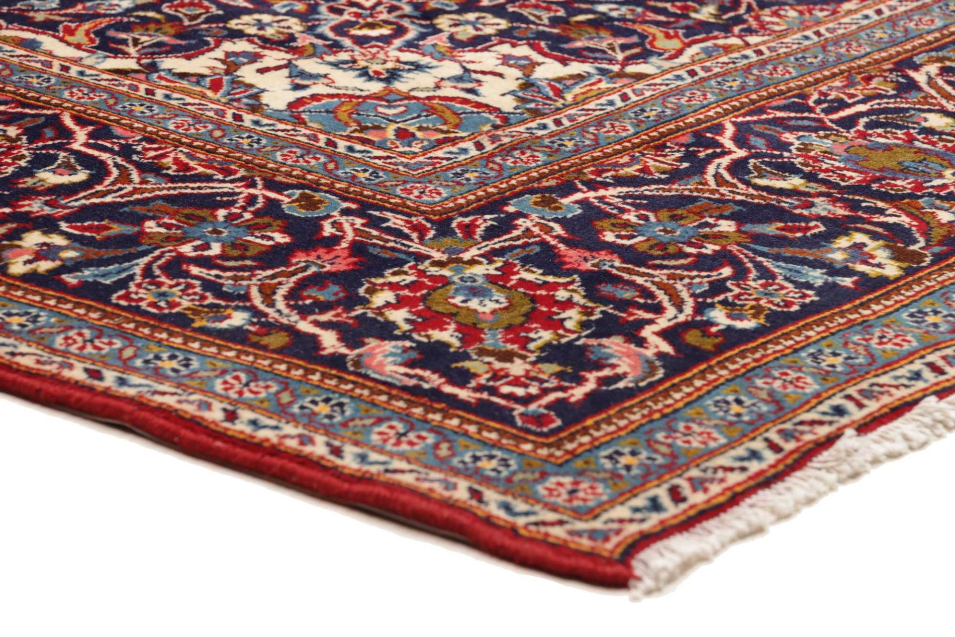 Handgeknüpfter Kashan Perserteppich 200 × 298 cm