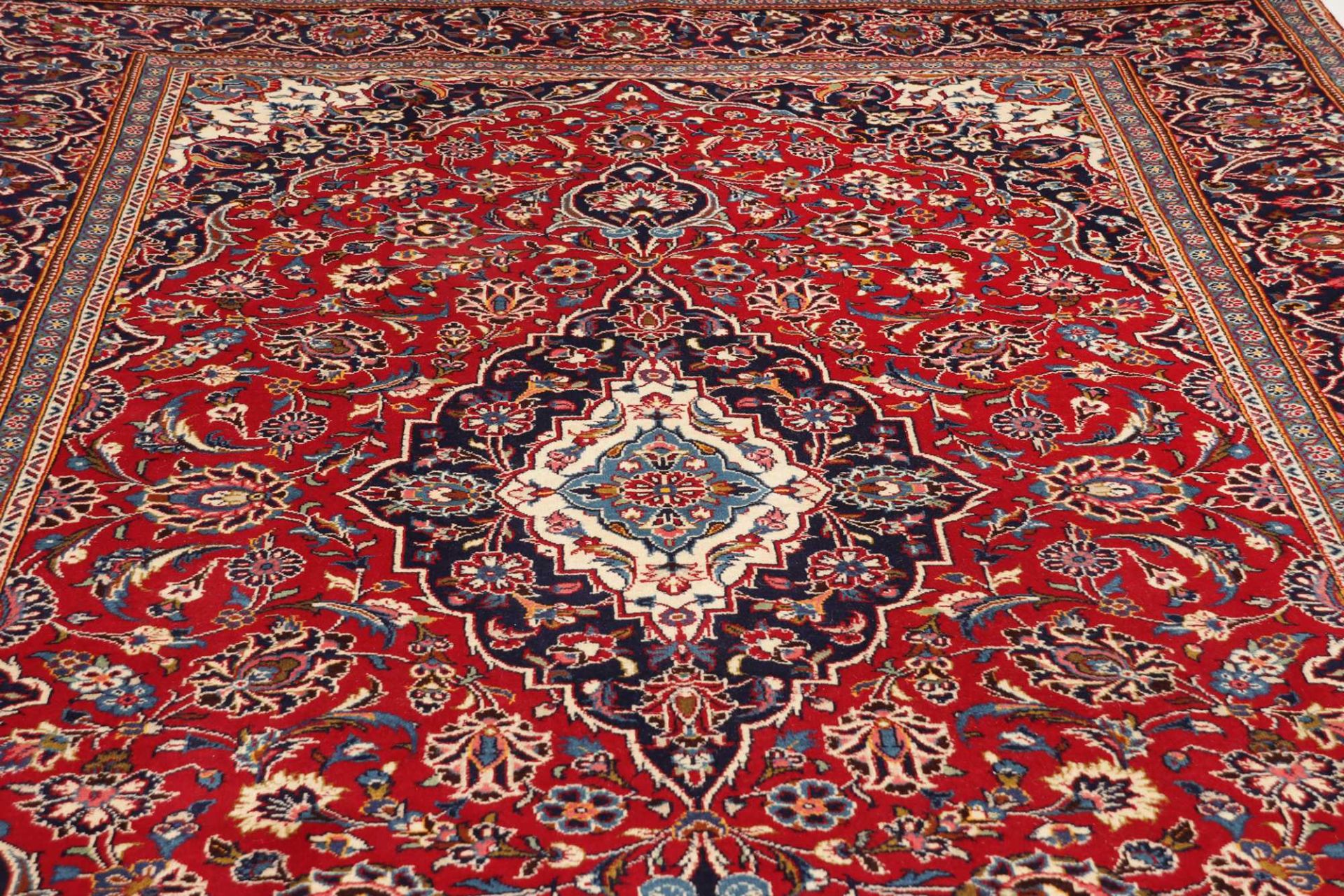 Handgeknüpfter Kashan Perserteppich 200 × 298 cm