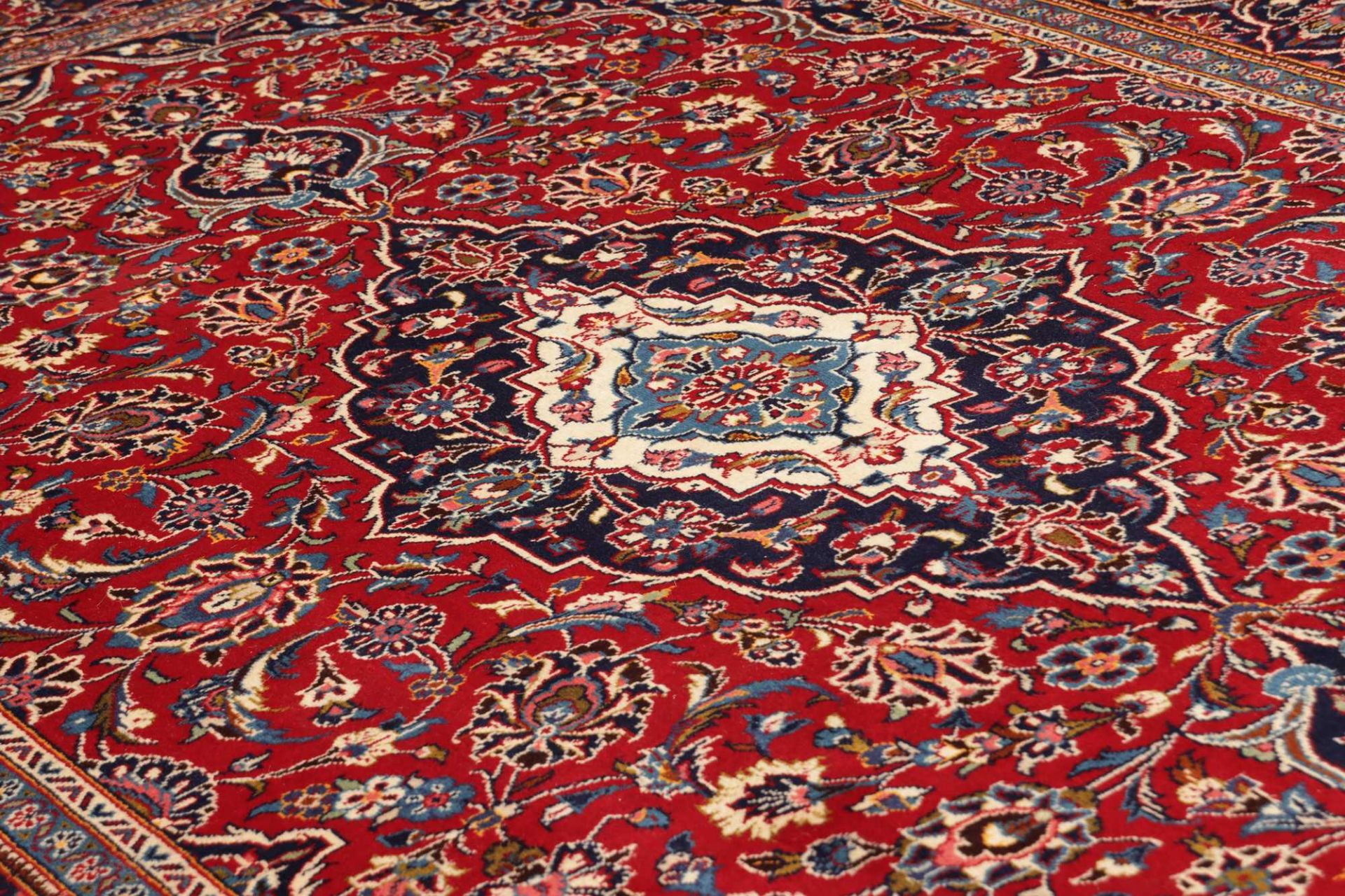 Handgeknüpfter Kashan Perserteppich 200 × 298 cm