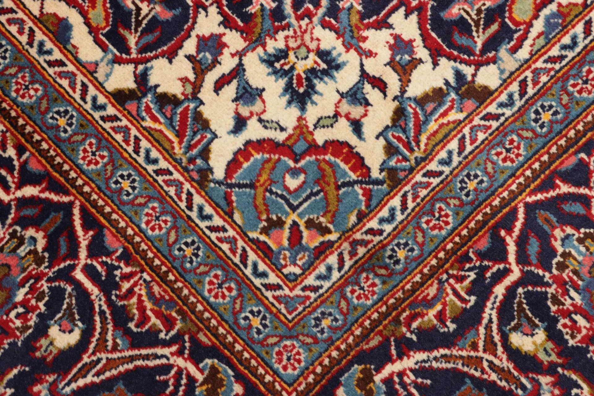 Kashan Perserteppich 206 × 299 cm aus Wolle, handgeknüpft