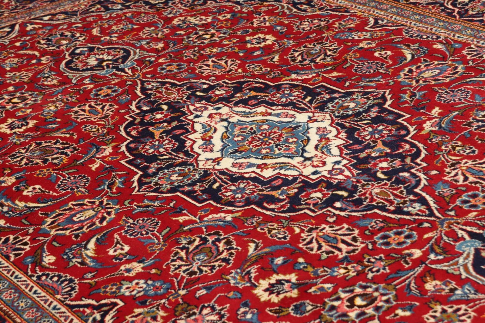 Kashan Perserteppich 206 × 299 cm aus Wolle, handgeknüpft