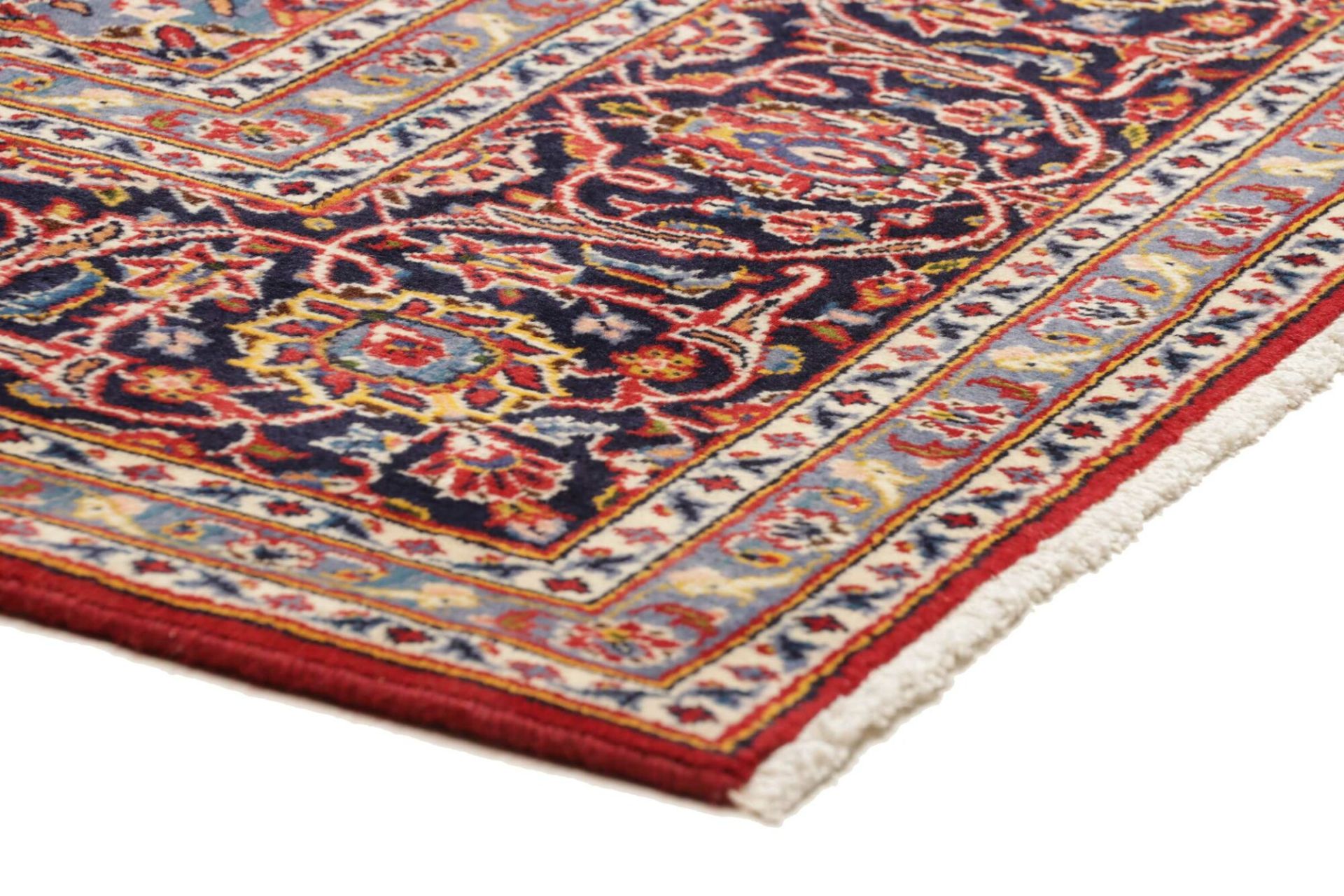 Handgeknüpfter Kashan Perserteppich 201 × 303 cm