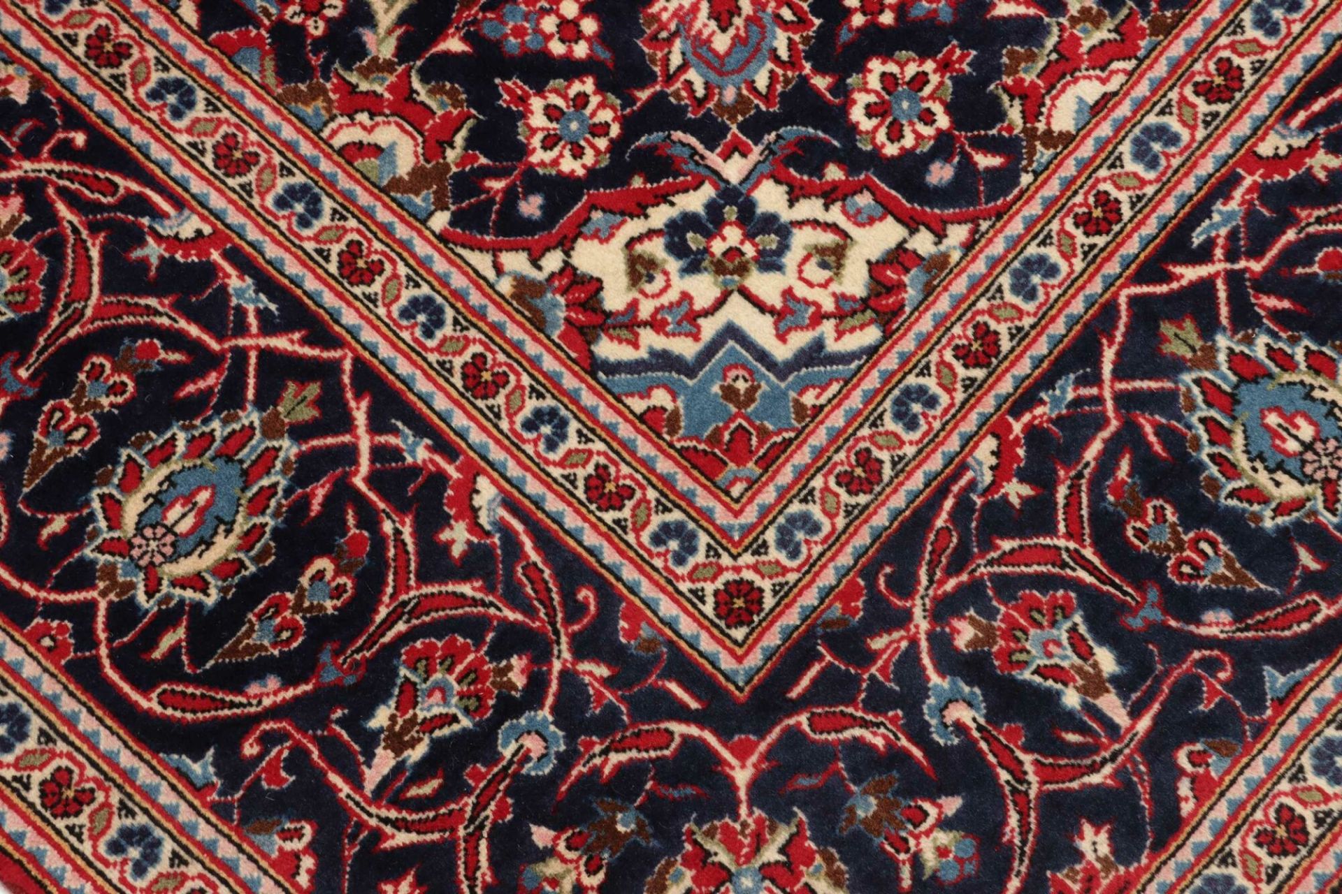 Kashan Perserteppich aus Iran, 201 × 295 cm