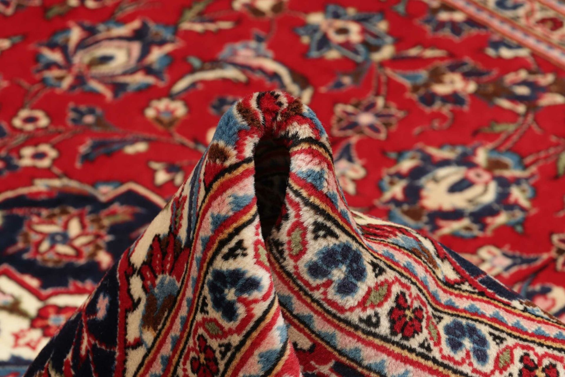 Kashan Perserteppich aus Iran, 201 × 295 cm