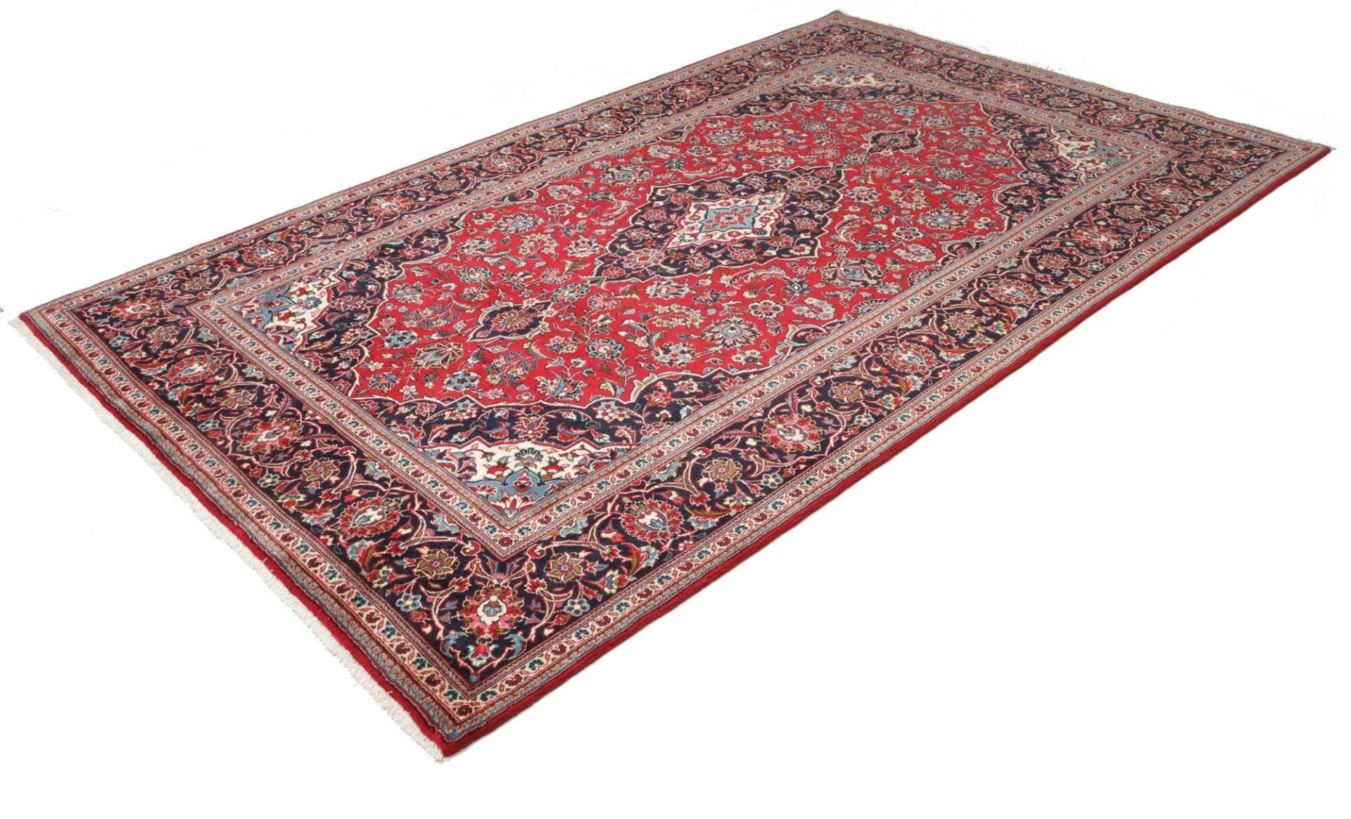 Handgeknüpfter Kashan Perserteppich, 193 × 309 cm, Wolle