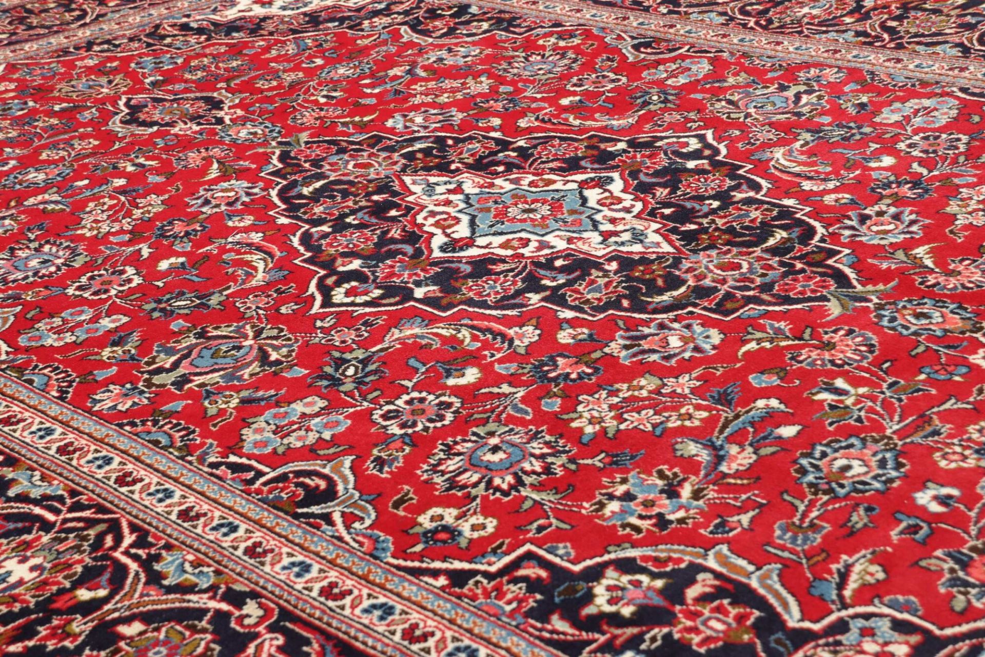 Handgeknüpfter Kashan Perserteppich, 193 × 309 cm, Wolle