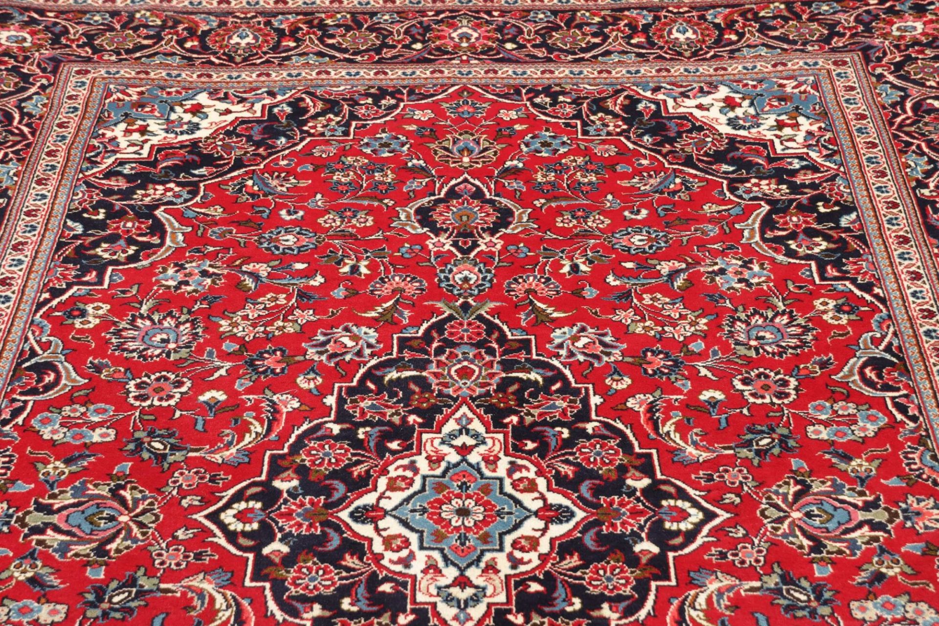 Handgeknüpfter Kashan Perserteppich, 193 × 309 cm, Wolle