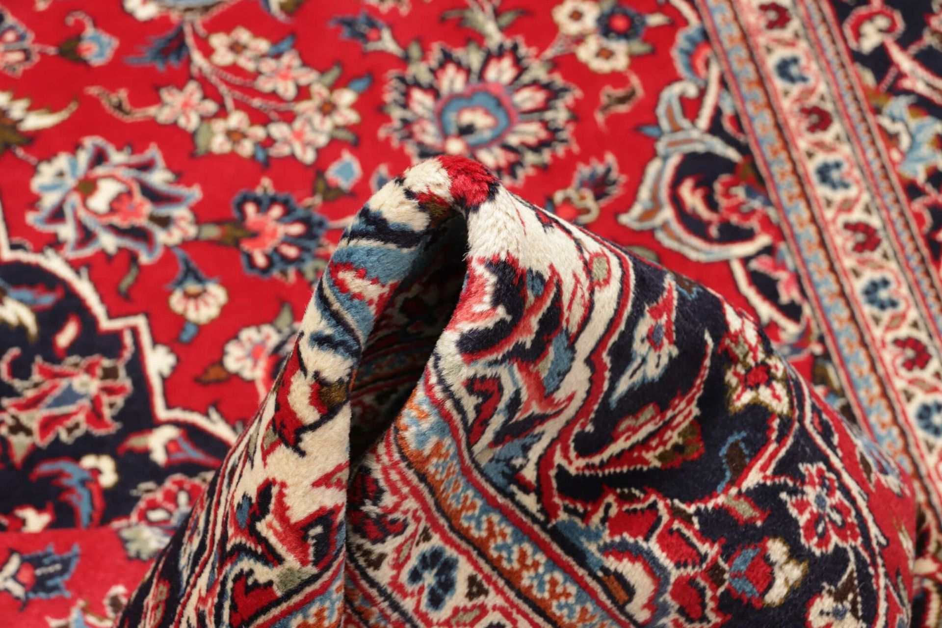 Handgeknüpfter Kashan Perserteppich, 193 × 309 cm, Wolle