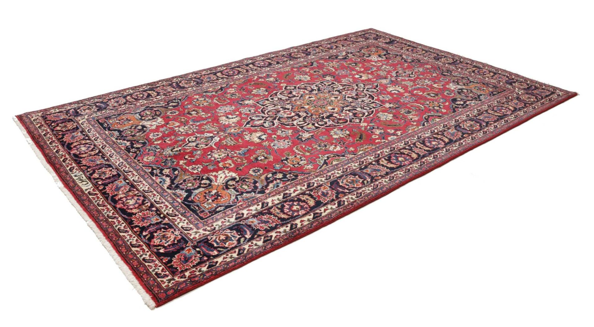 Mashhad Perserteppich aus Iran, 204 × 321 cm