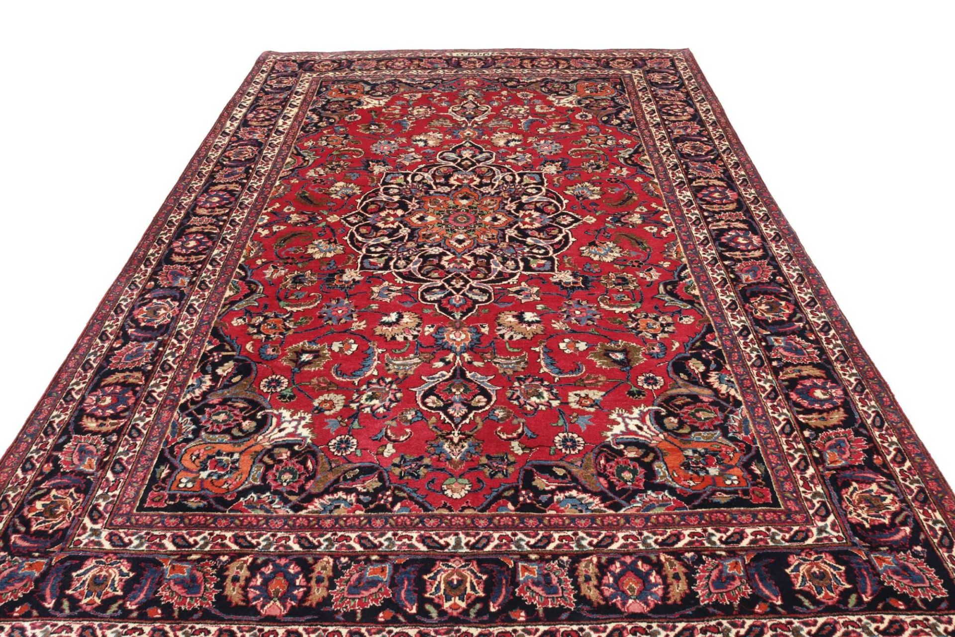 Mashhad Perserteppich aus Iran, 204 × 321 cm