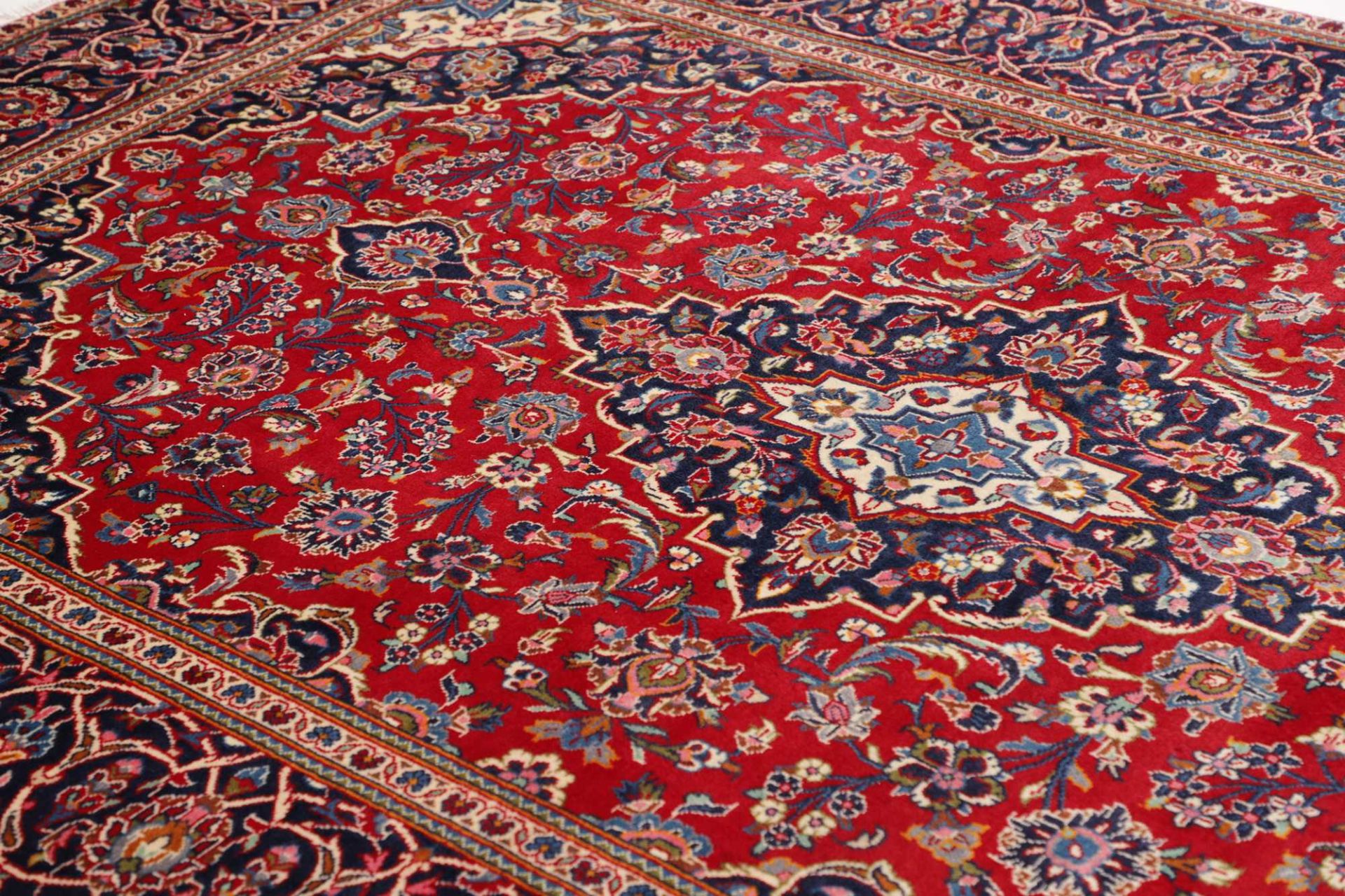 Handgeknüpfter Kashan Perserteppich, 191 × 294 cm, Wolle