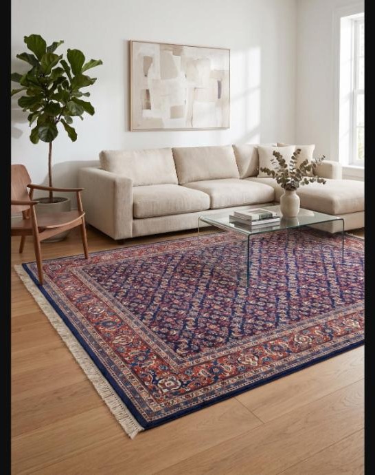 Perserteppich Sarough ca. 320x230cm Wolle handgeknüpft