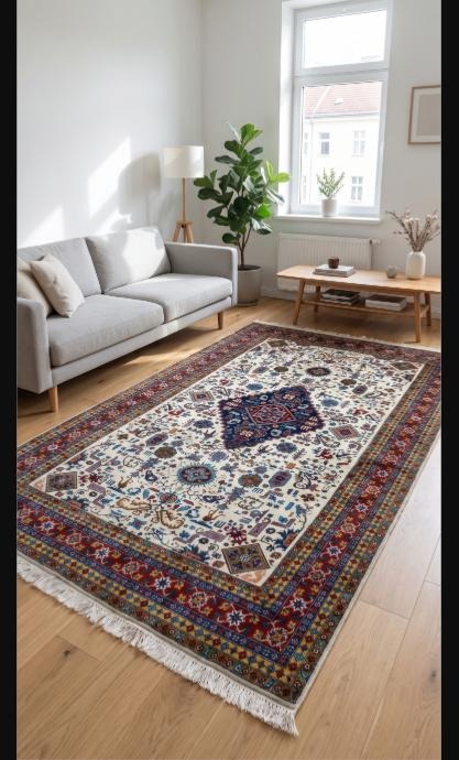 Perserteppich Täbriz ca 299x201cm Schurwolle handgeknüpft