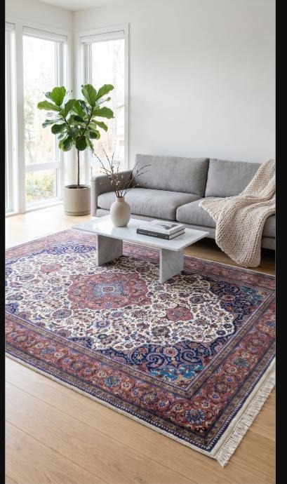 Orientteppich Ghom 291 x 196 cm Wolle handgeknüpft