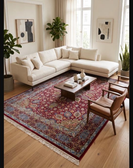 Perserteppich Ardabil 370 x 275 cm Wolle handgeknüpft