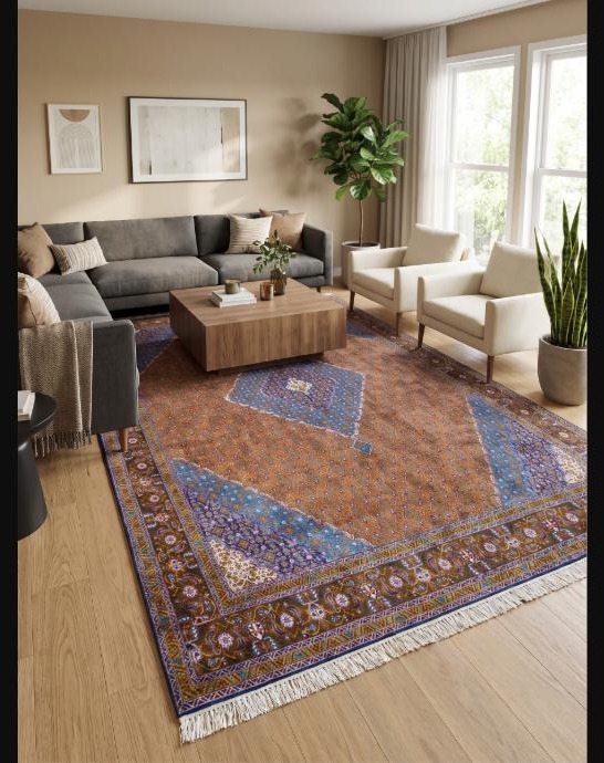 Perserteppich Täbriz ca 340x250 cm Wolle handgeknüpft