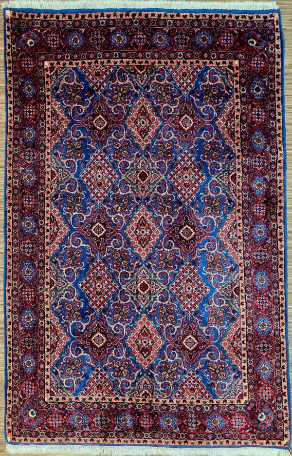 Perserteppich Farahan 235 x 154 cm Schurwolle handgeknüpft