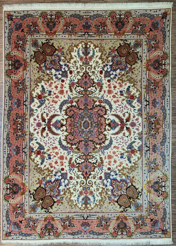 Perserteppich Tabriz 206 x 150 cm Schurwolle handgeknüpft